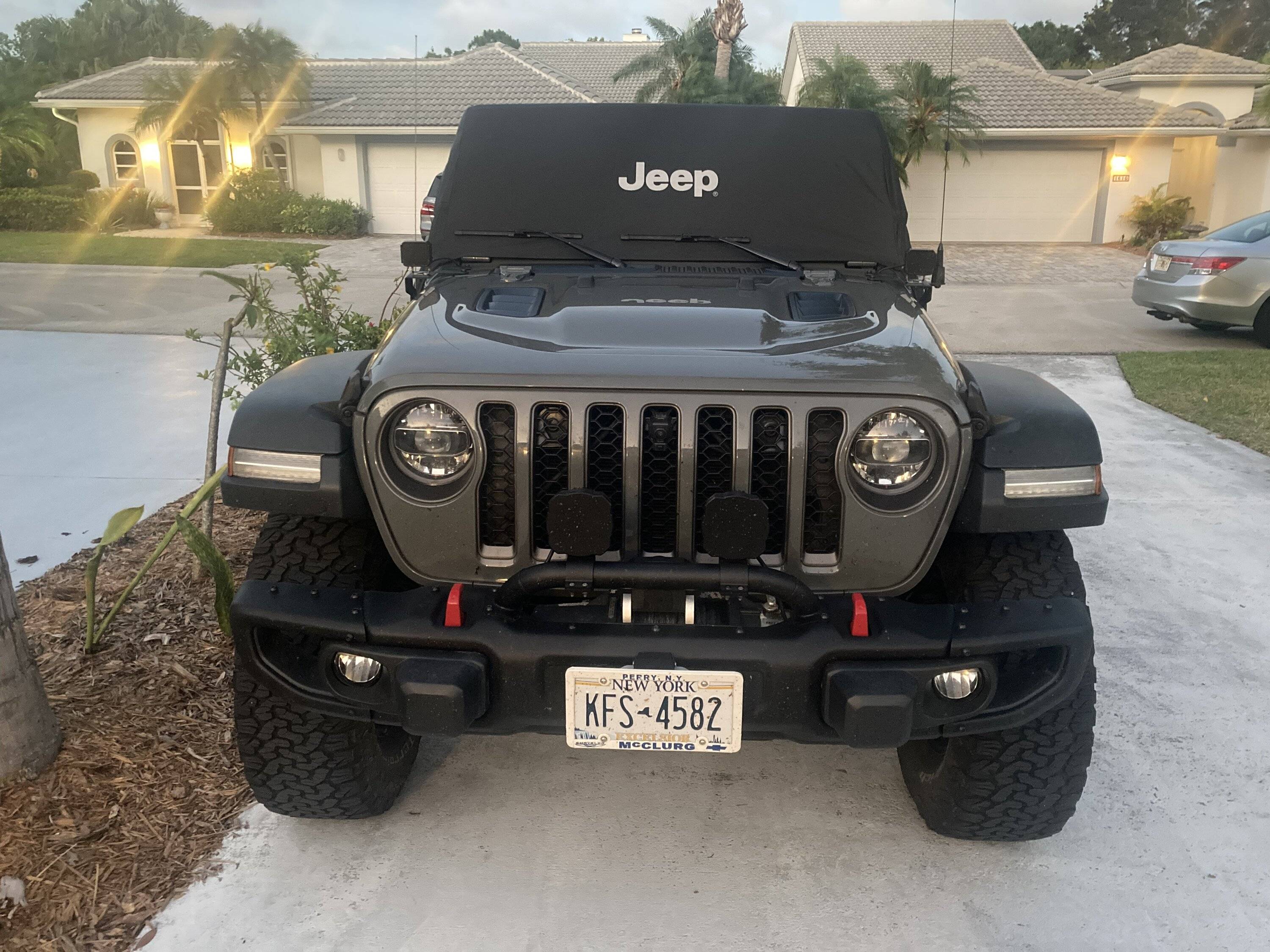 Jeep Gladiator Thinking of buying the KC Flex 4, Any ideas of mounting locations on the OEM STEEL Bumper? C081139A-8A34-4666-8A4E-A5756B4A18D2
