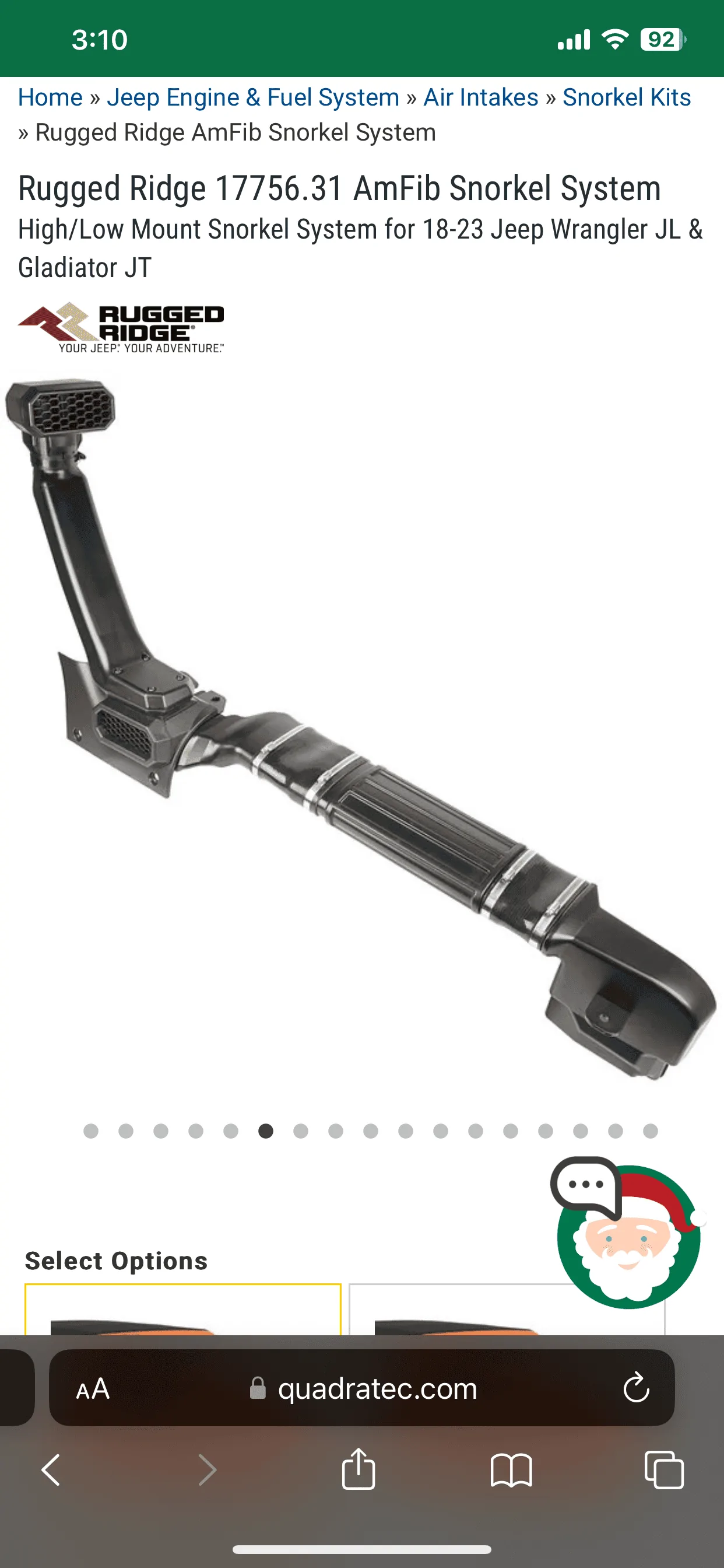 Jeep Gladiator Rugged Ridge AmFib low/high snorkel 233F46C3-1C0A-4191-A09E-7207B843ECB6
