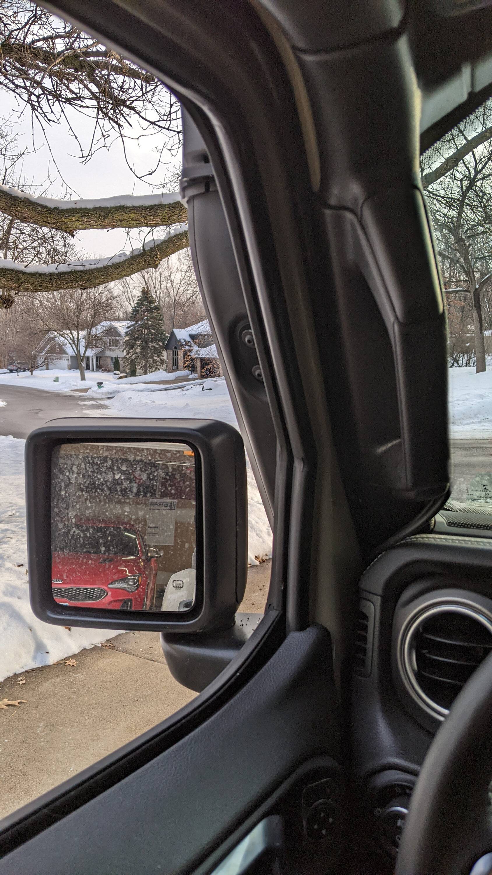 Jeep Gladiator JT Diesel Snorkel from seat