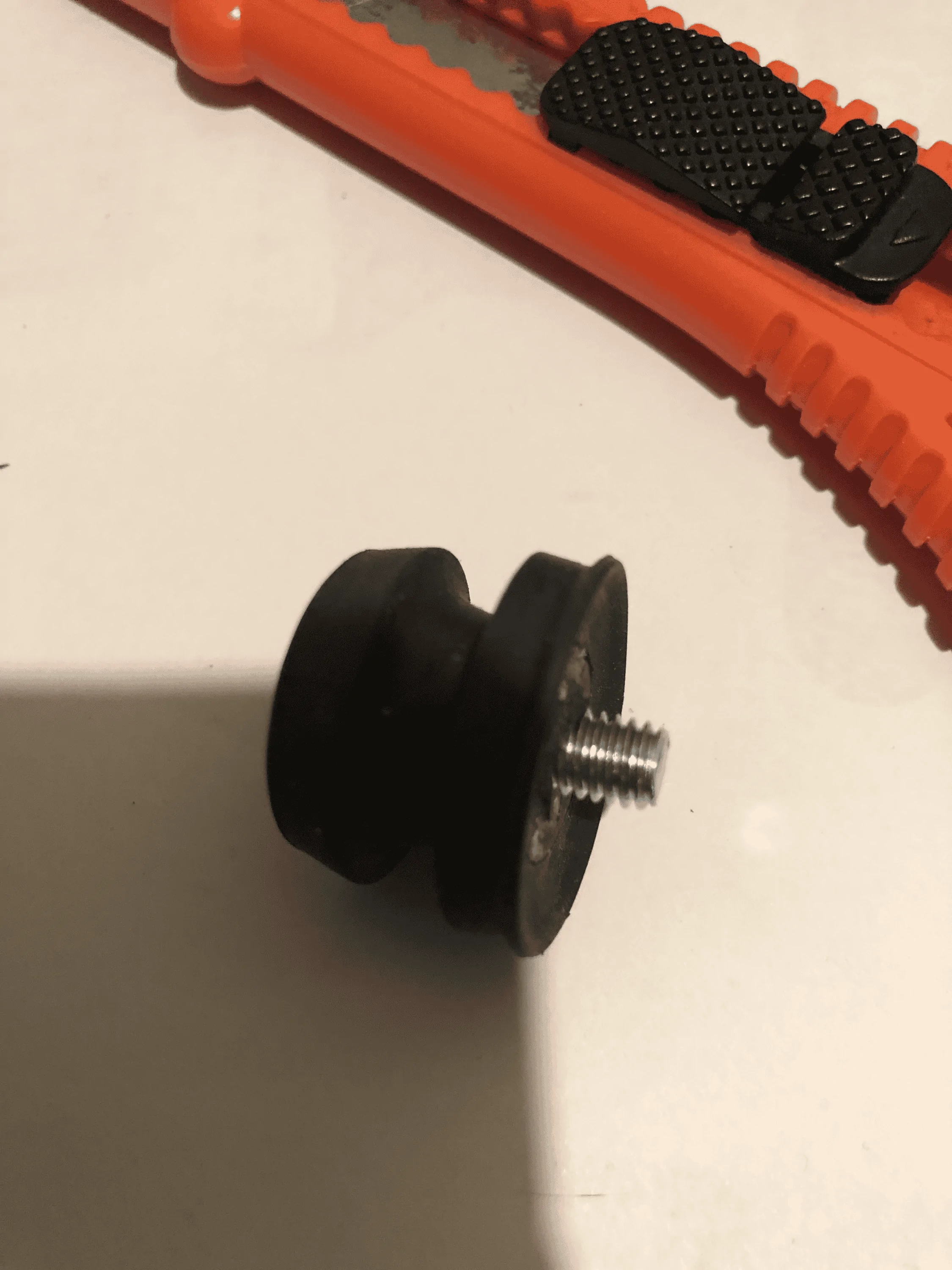 Jeep Gladiator need fix for Mopar Tube Doors' rubber bumpers drill_out_and_bolt