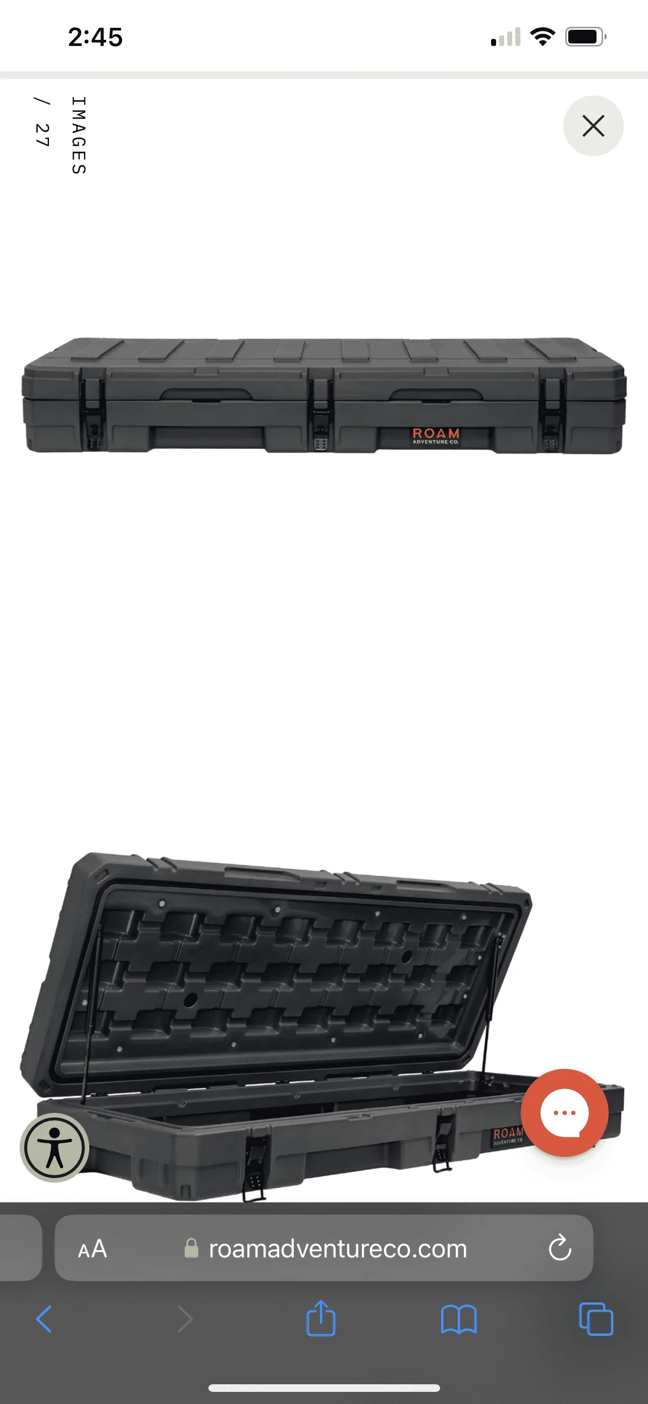 Jeep Gladiator 83L black Roam case $350 166D1B26-4BD5-4C47-A2FE-B1D4E07F144F