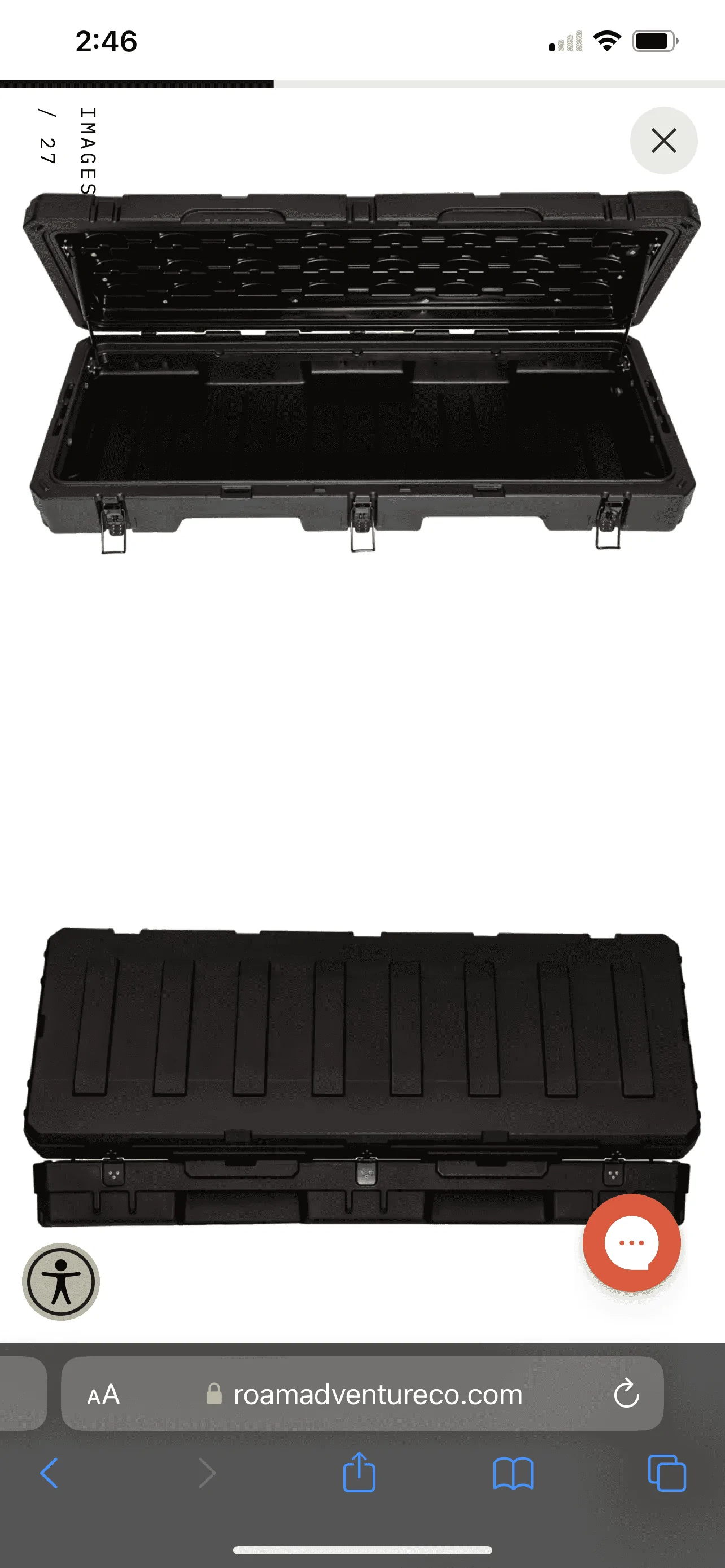 Jeep Gladiator 83L black Roam case $350 2CC20058-30FC-44EB-99F2-4FE264438108