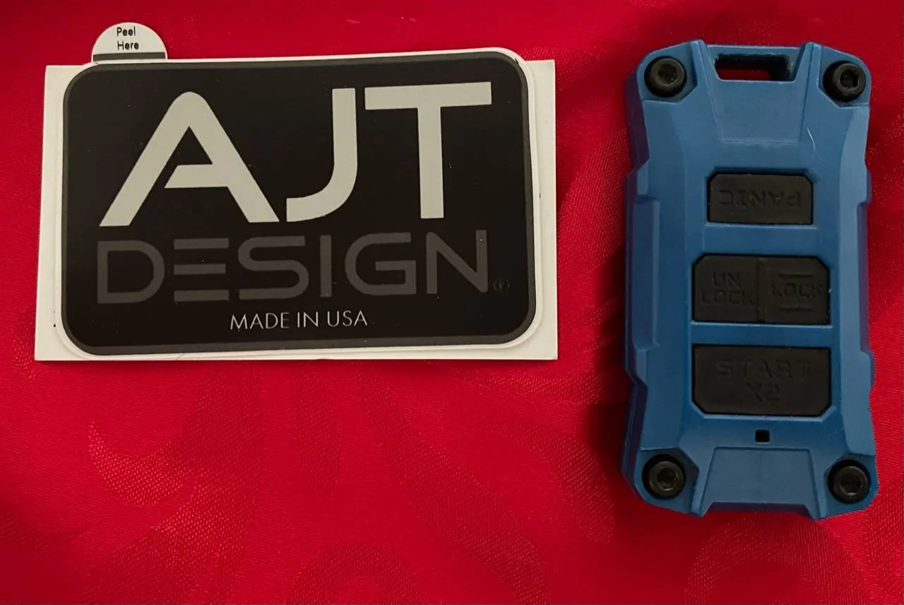 Jeep Gladiator AJT design Key Fob Blue with Black 7815F28D-3DCA-479F-B9FC-B67B83FC7788