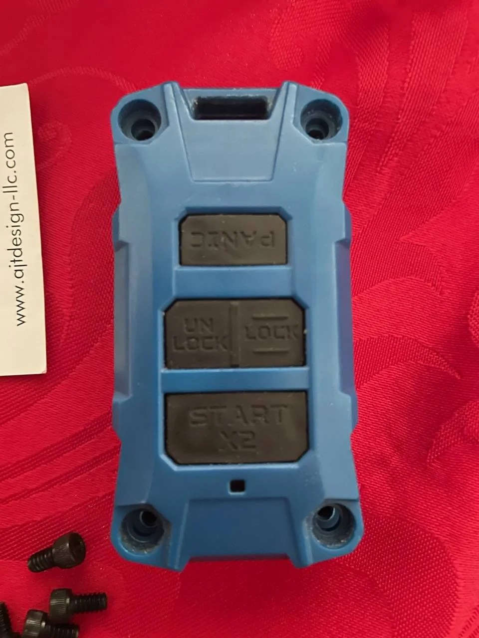 Jeep Gladiator AJT design Key Fob Blue with Black 8EBCA3D6-2152-4355-828F-844E28C02086