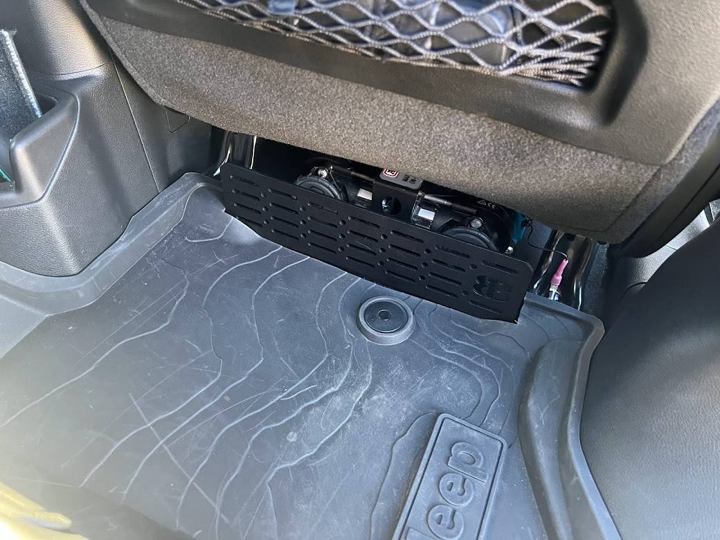 Jeep Gladiator New -  Under the Front Seat Compressor Mount for JT/JL Slush Mat