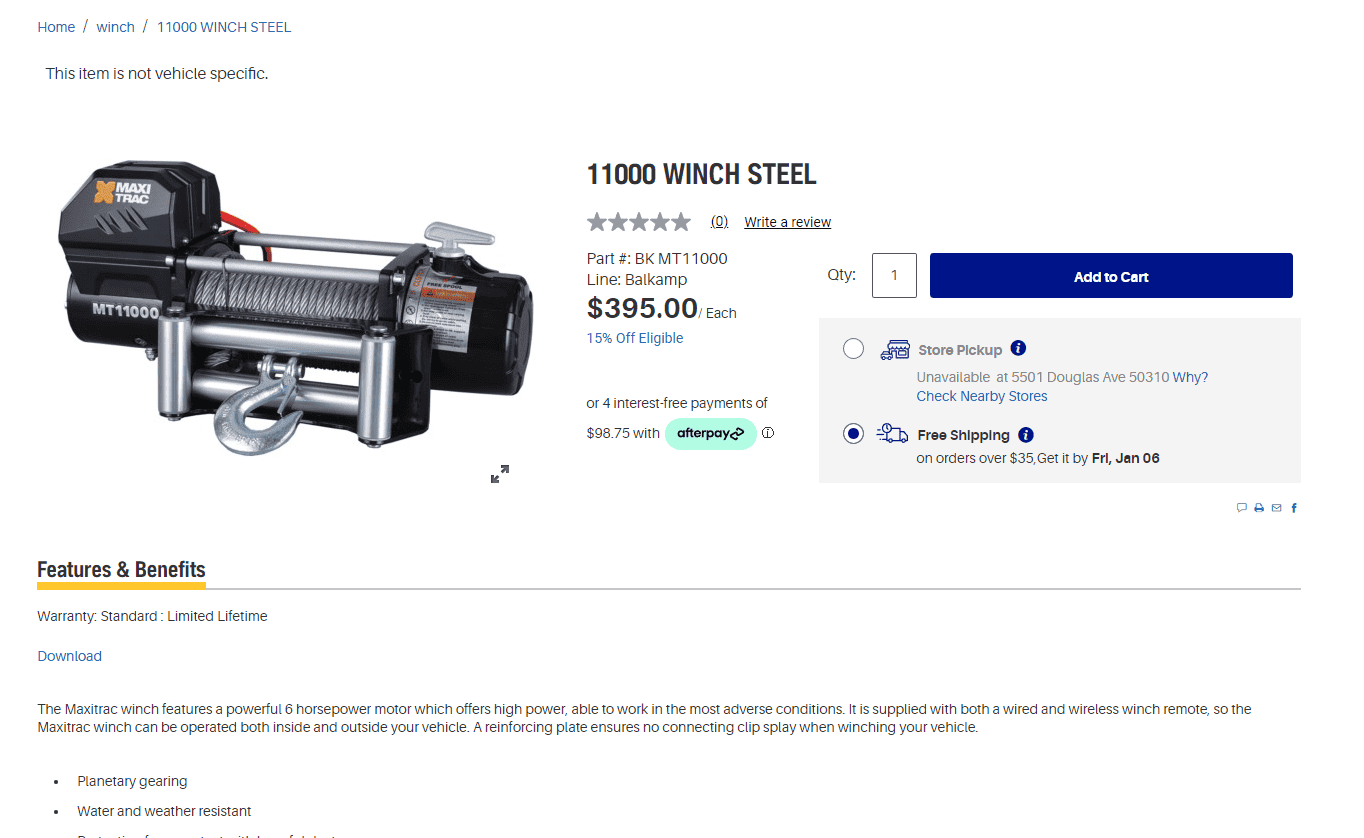 Jeep Gladiator Winches 101?? maxi trac winch.PNG