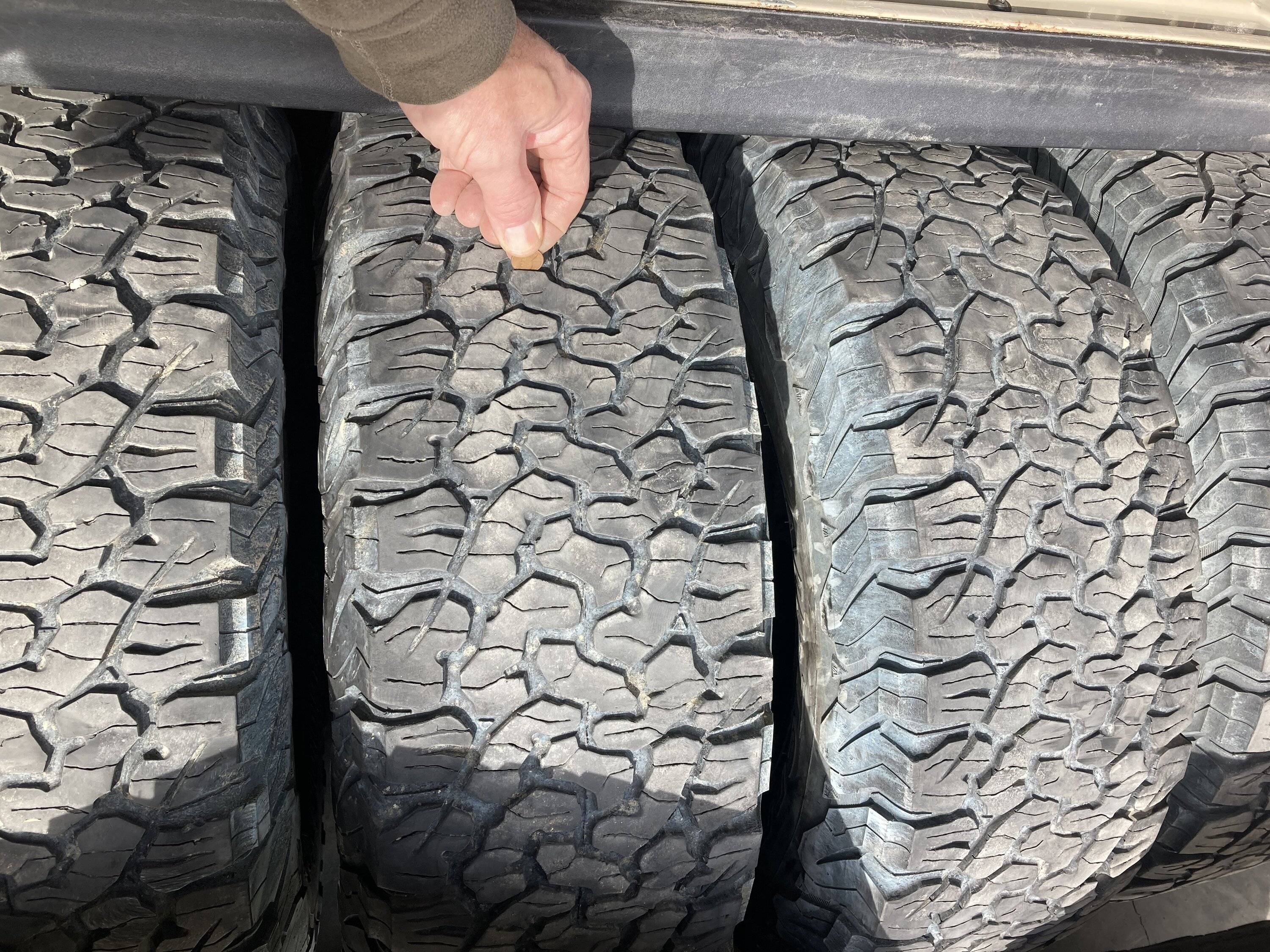 Jeep Gladiator Used Rubicon rims and tires for sale. 285/70R17 $250 obo 75119074-2339-4FFF-B279-9E353FD7193F