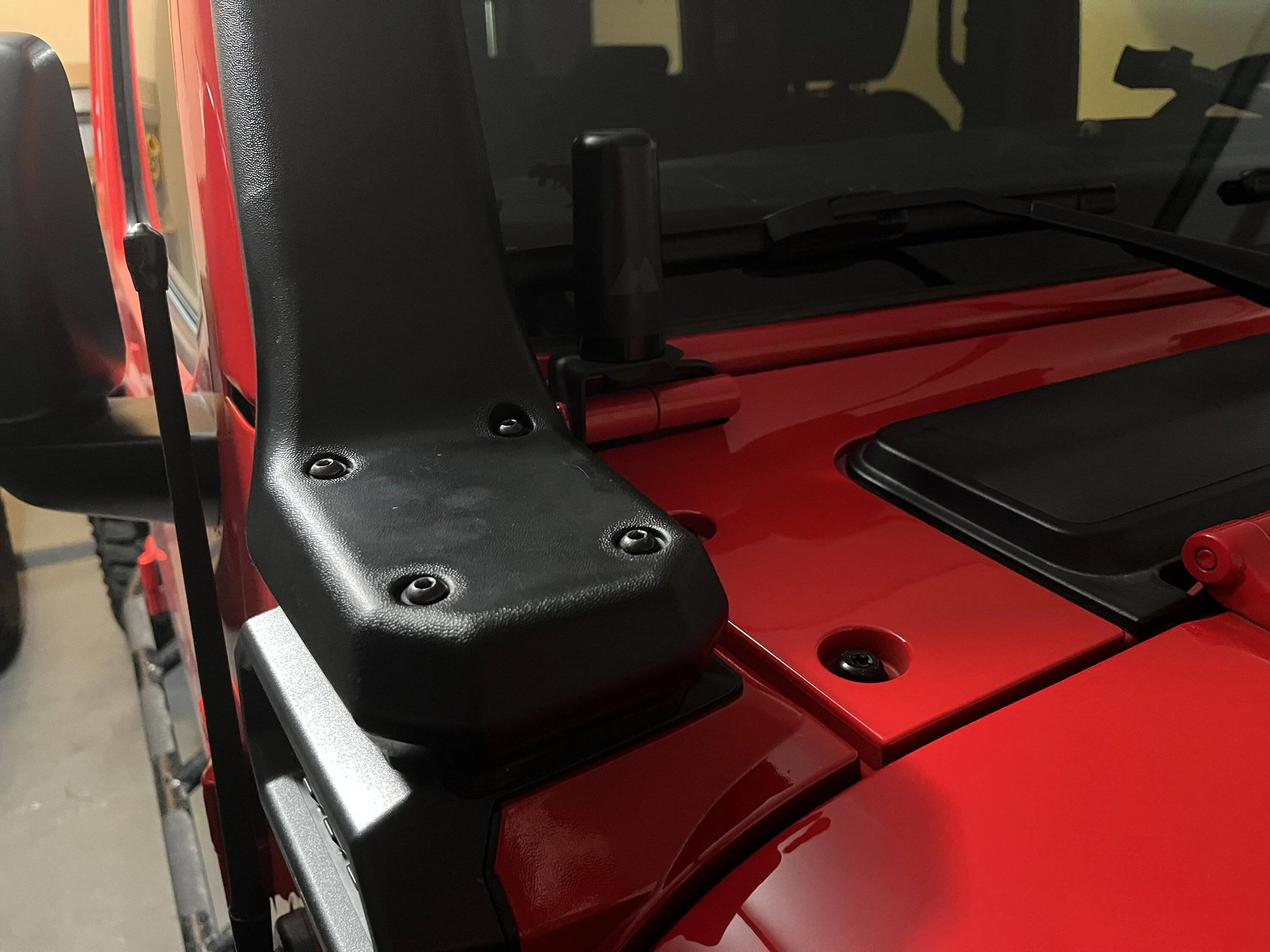 Jeep Gladiator Cooltech cowl antenna mount IMG_5950