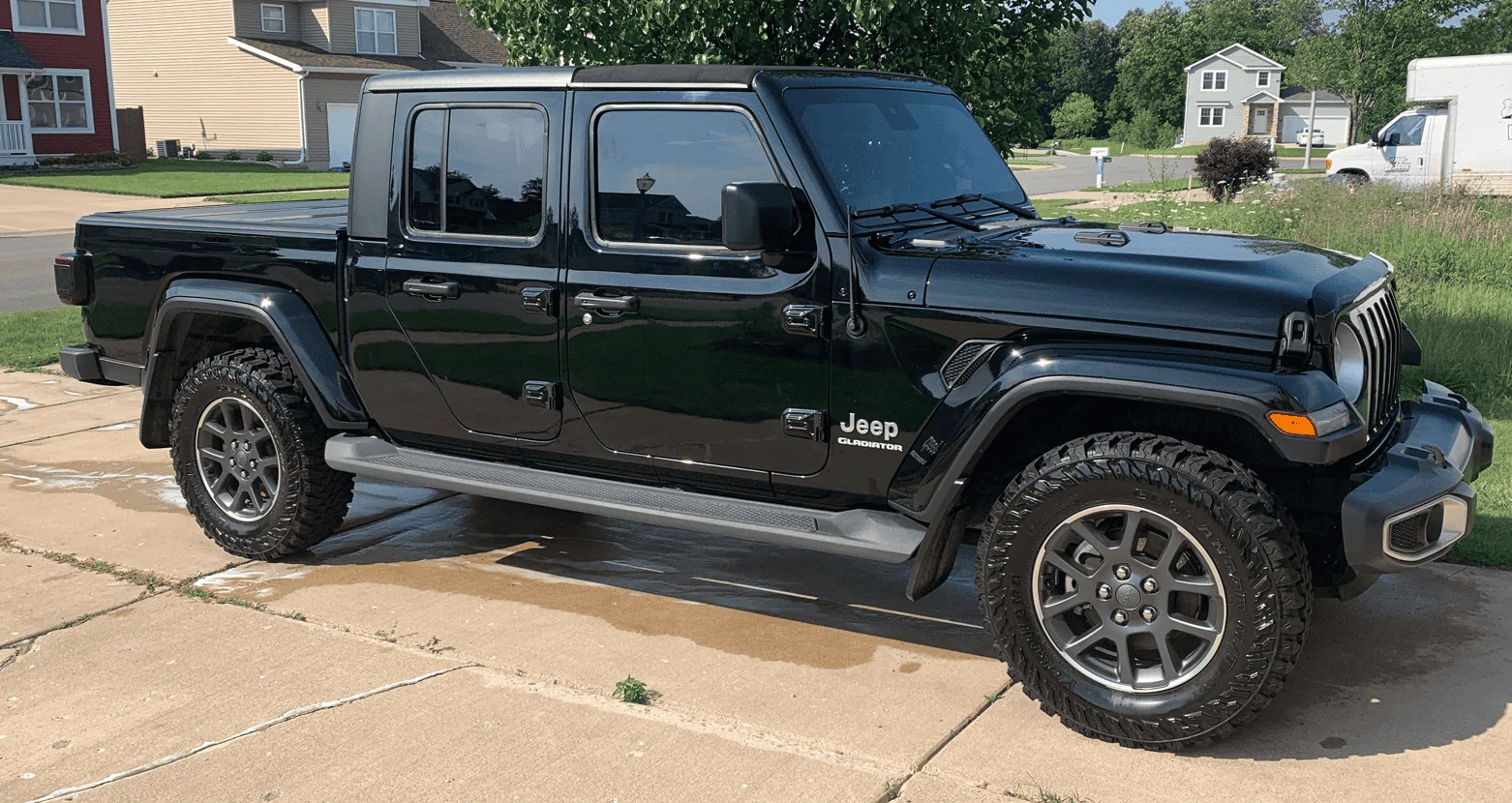 Jeep Gladiator Need Overland tire upgrade suggestions for stock wheels Near Bone Stock