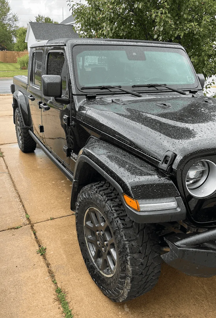 Jeep Gladiator Need Overland tire upgrade suggestions for stock wheels New rock sliders