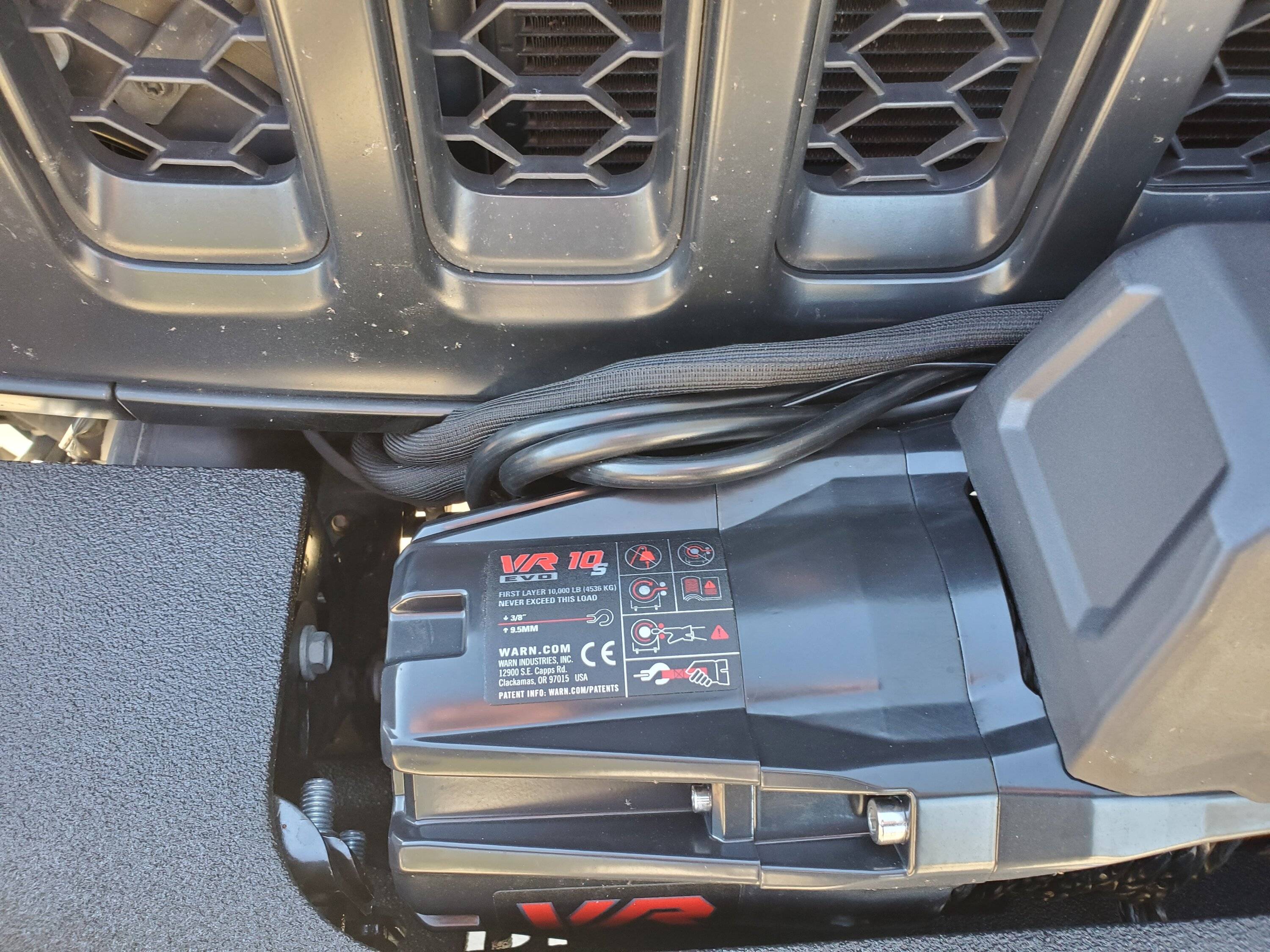 Jeep Gladiator VR Evo 10s Wire Reroute - Should I?  (DONE) 20230107_150537