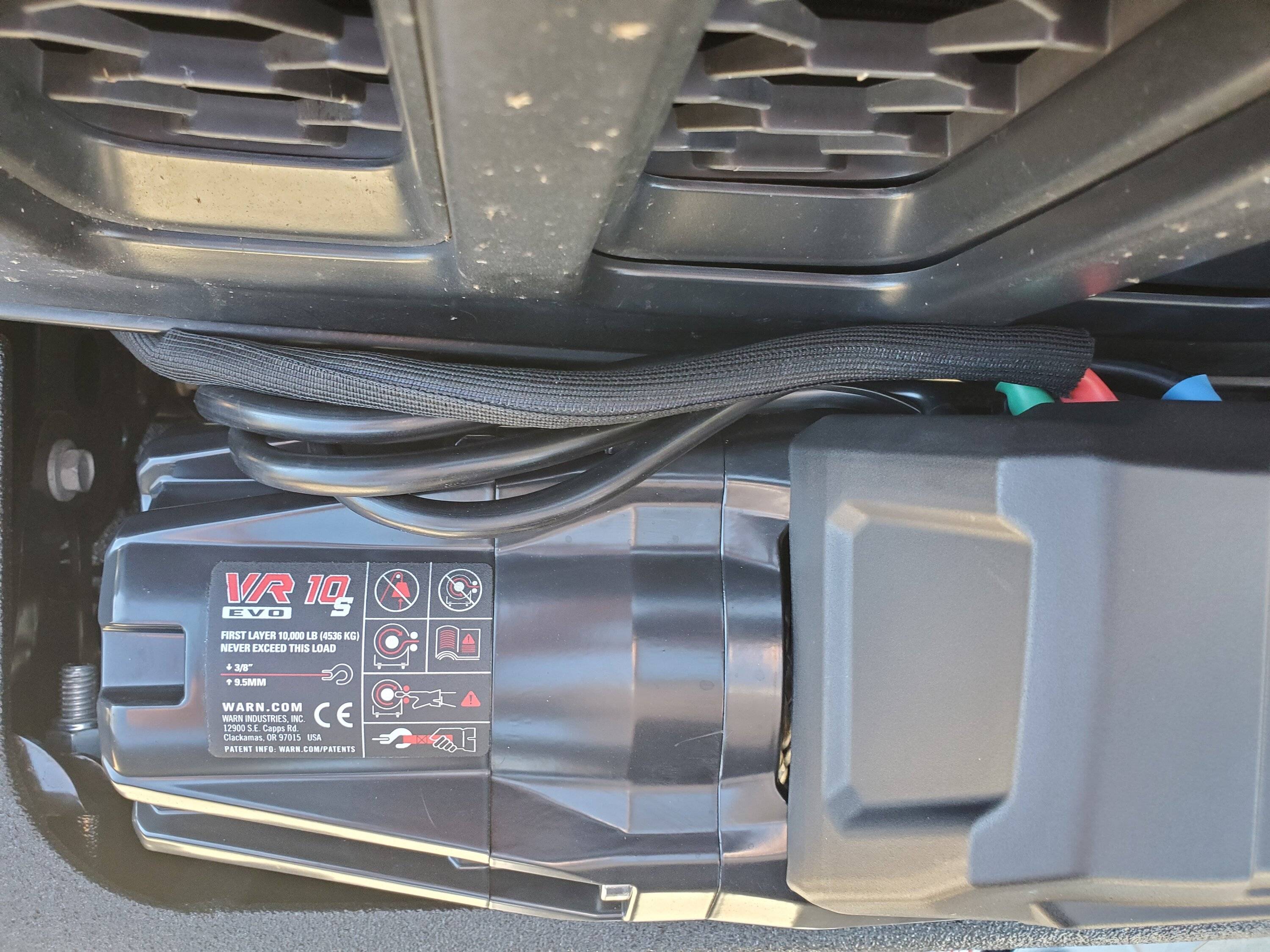 Jeep Gladiator VR Evo 10s Wire Reroute - Should I?  (DONE) 20230107_150529
