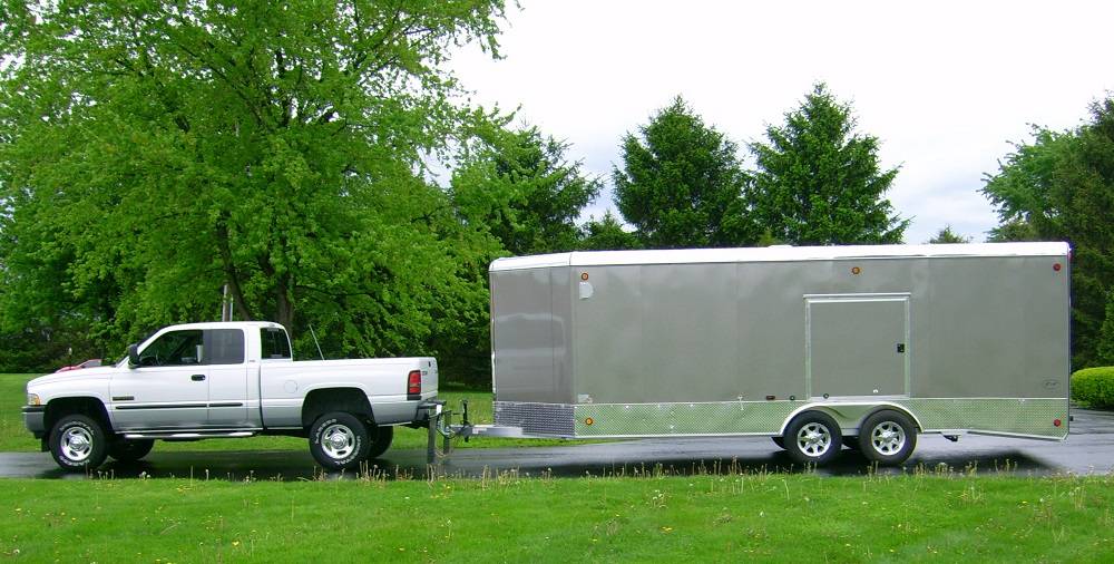 Jeep Gladiator Daily Towing 5000lb Enclosed Cargo Trailer? New Car Trailer 016E1
