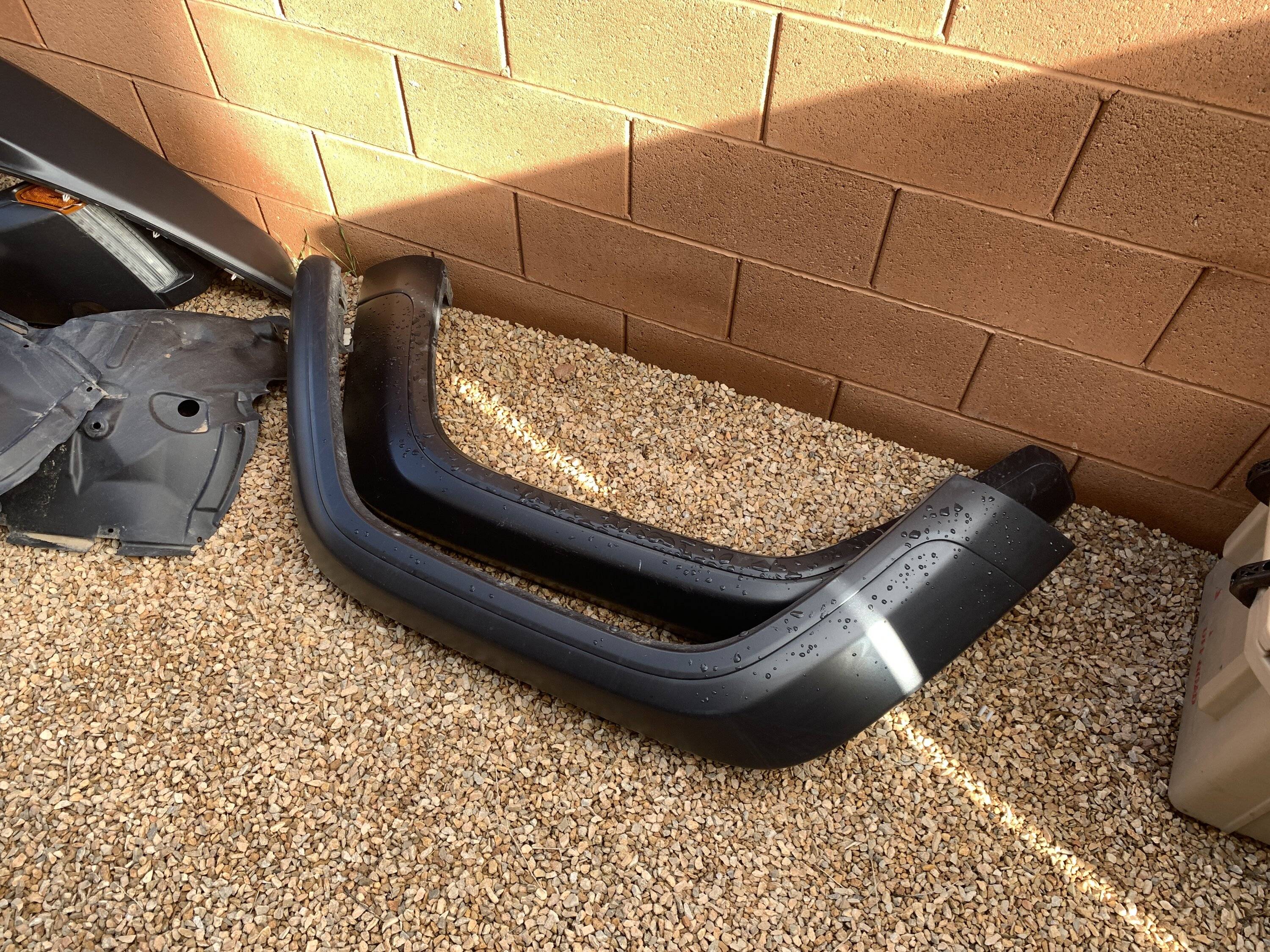 Jeep Gladiator Textured black Rubi fenders 7EA0731D-E42F-4B08-BB39-DC76772FAA54