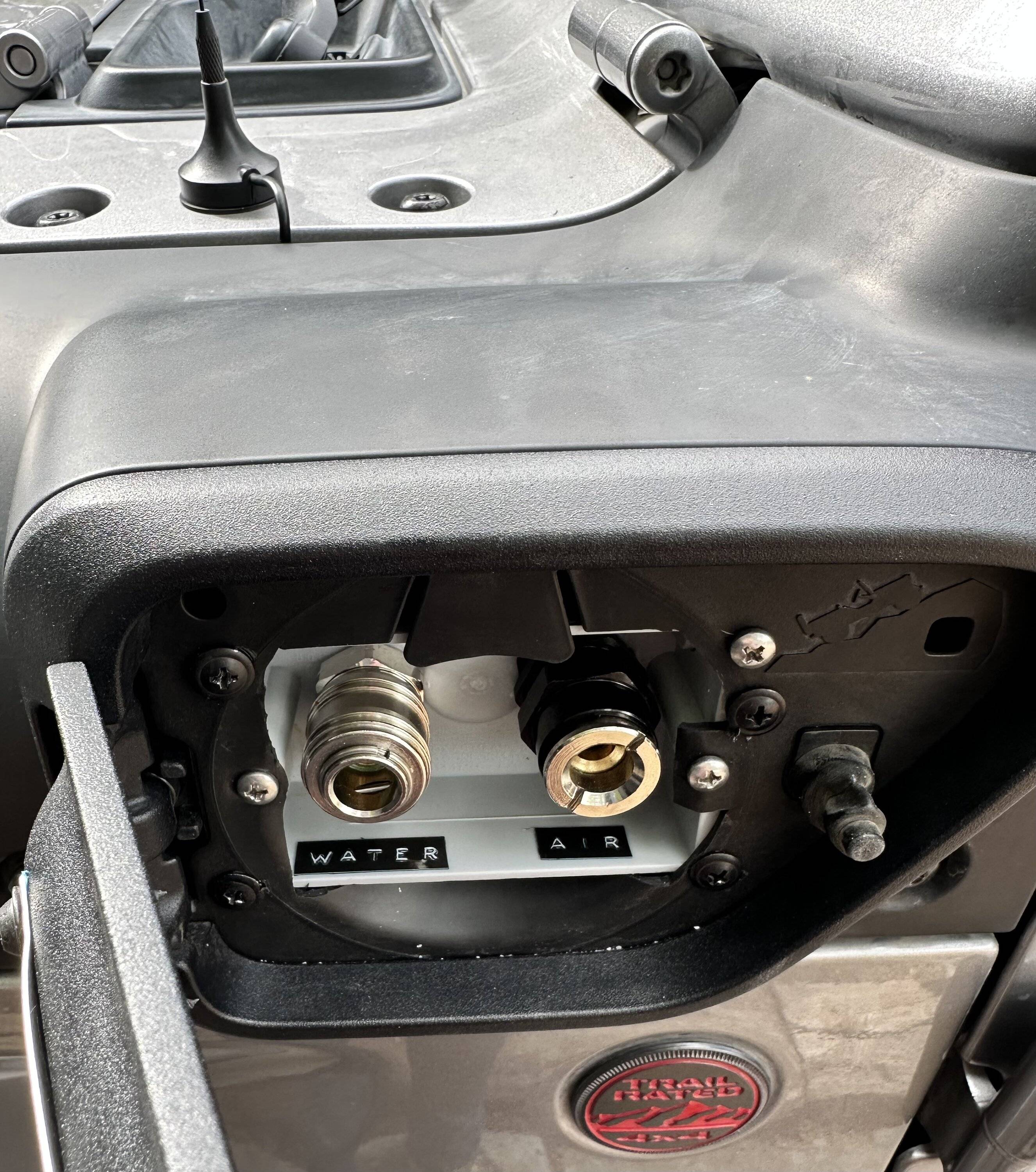 Jeep Gladiator New 4XE Charge Port Air Chuck Conversion kit - From Grimm Offroad C235385E-56C8-40AB-BF39-358DD47E9F70