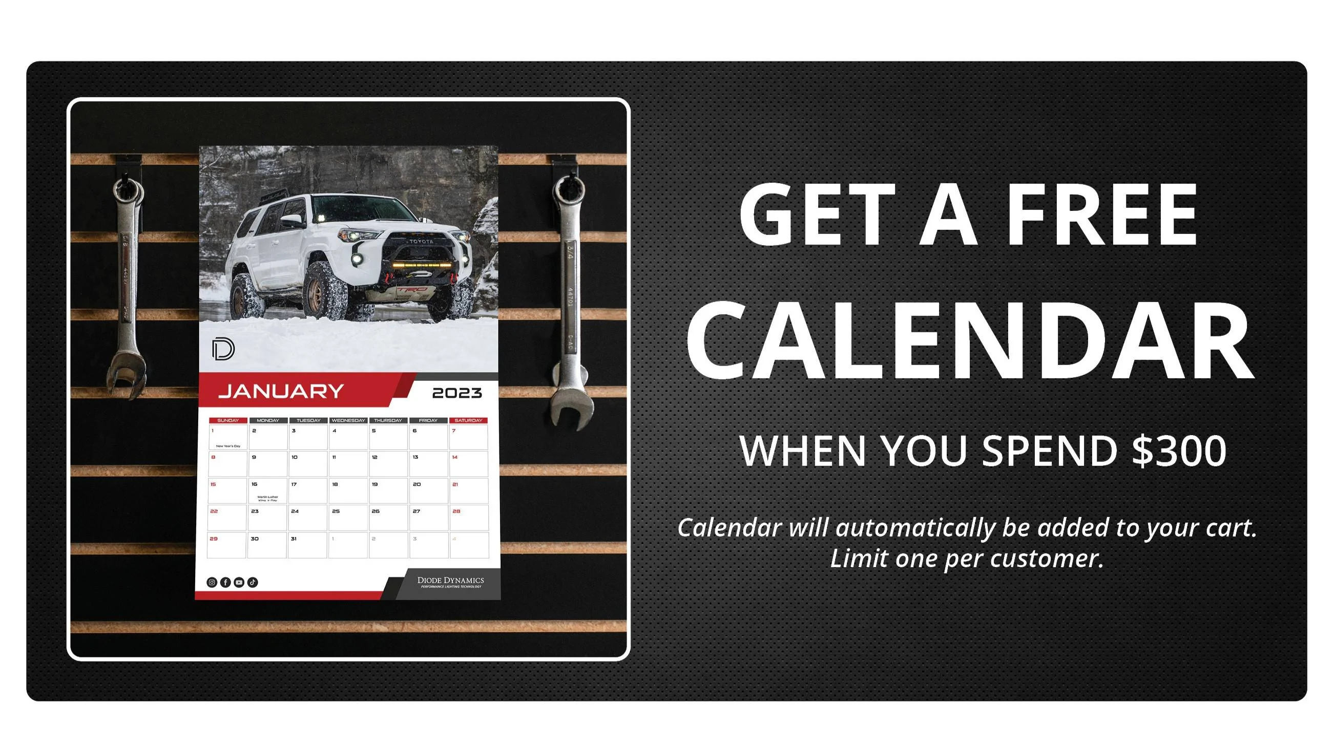 Jeep Gladiator Diode Dynamics Calendar Promotion | 1/2-2/28 GKkKzbl