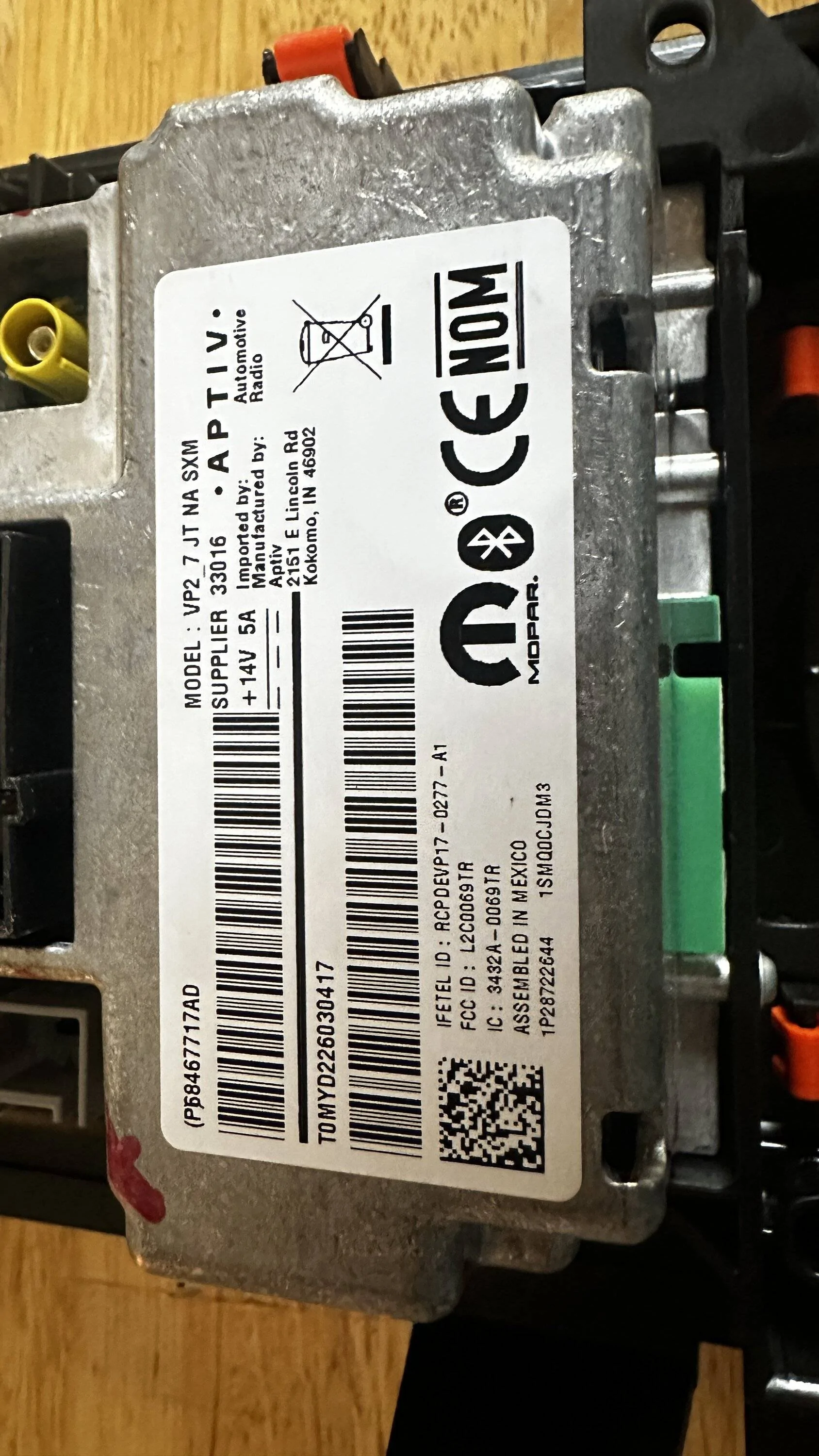 Jeep Gladiator 7” radio with sirius 0A494A5A-1F14-48DA-AB8B-15D2AC677ADF