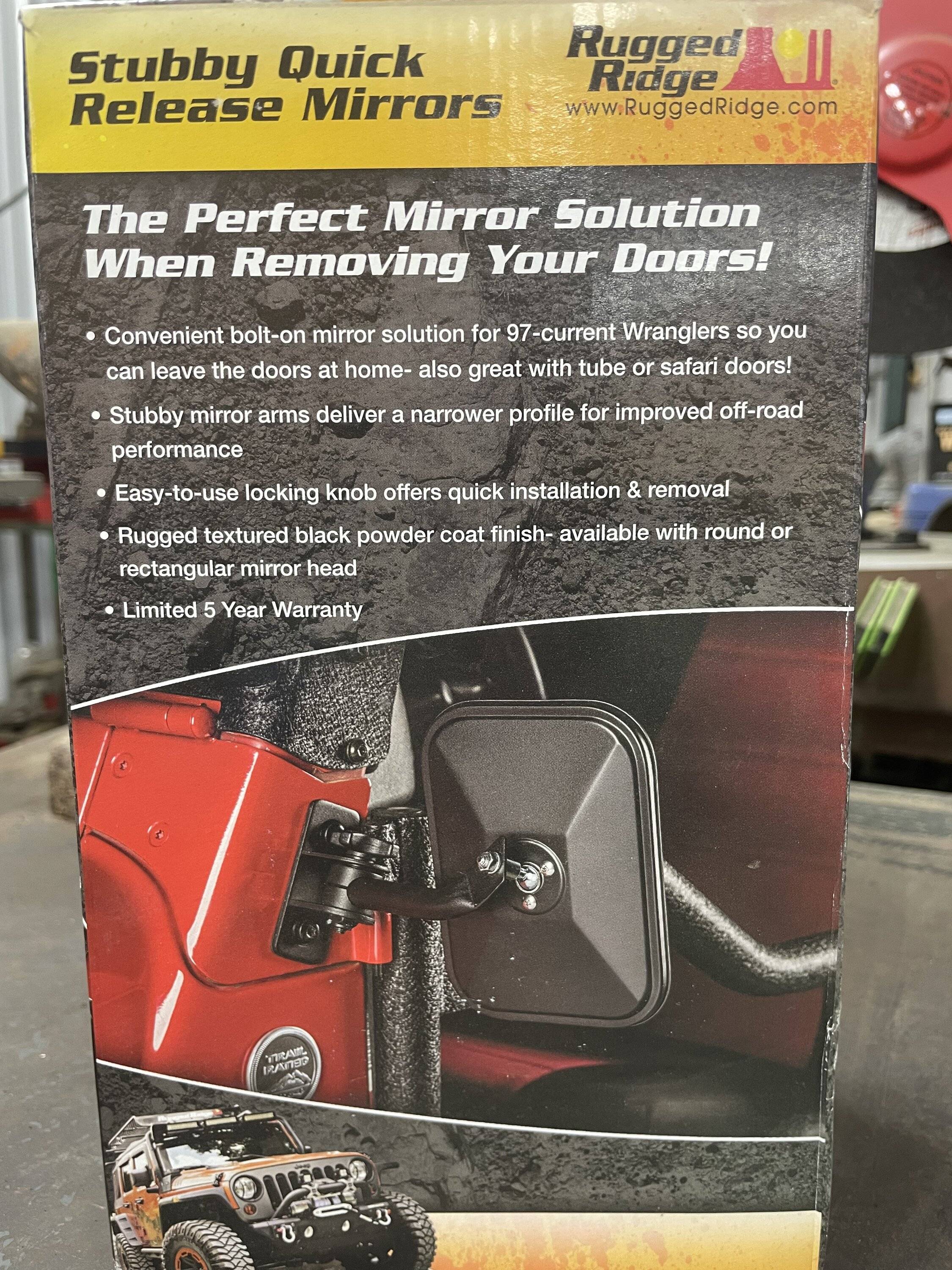 Jeep Gladiator ‘97 and up? Stubby Mirrors 553AAA73-3357-40FE-ACD3-BDE57249F6F1