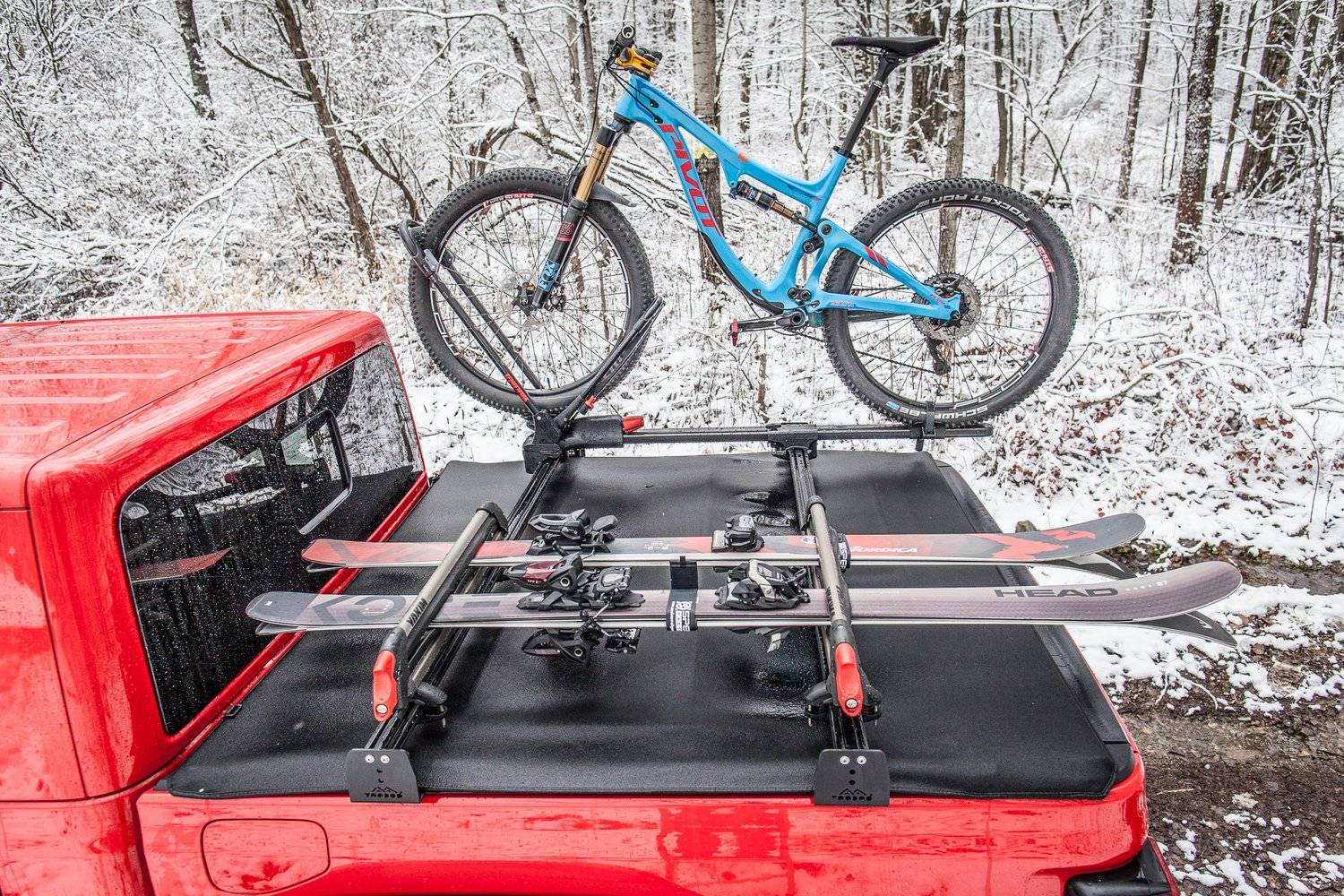Jeep Gladiator Mountain Bikes - How are you guys carrying them?? Bike+and+Ski+-8