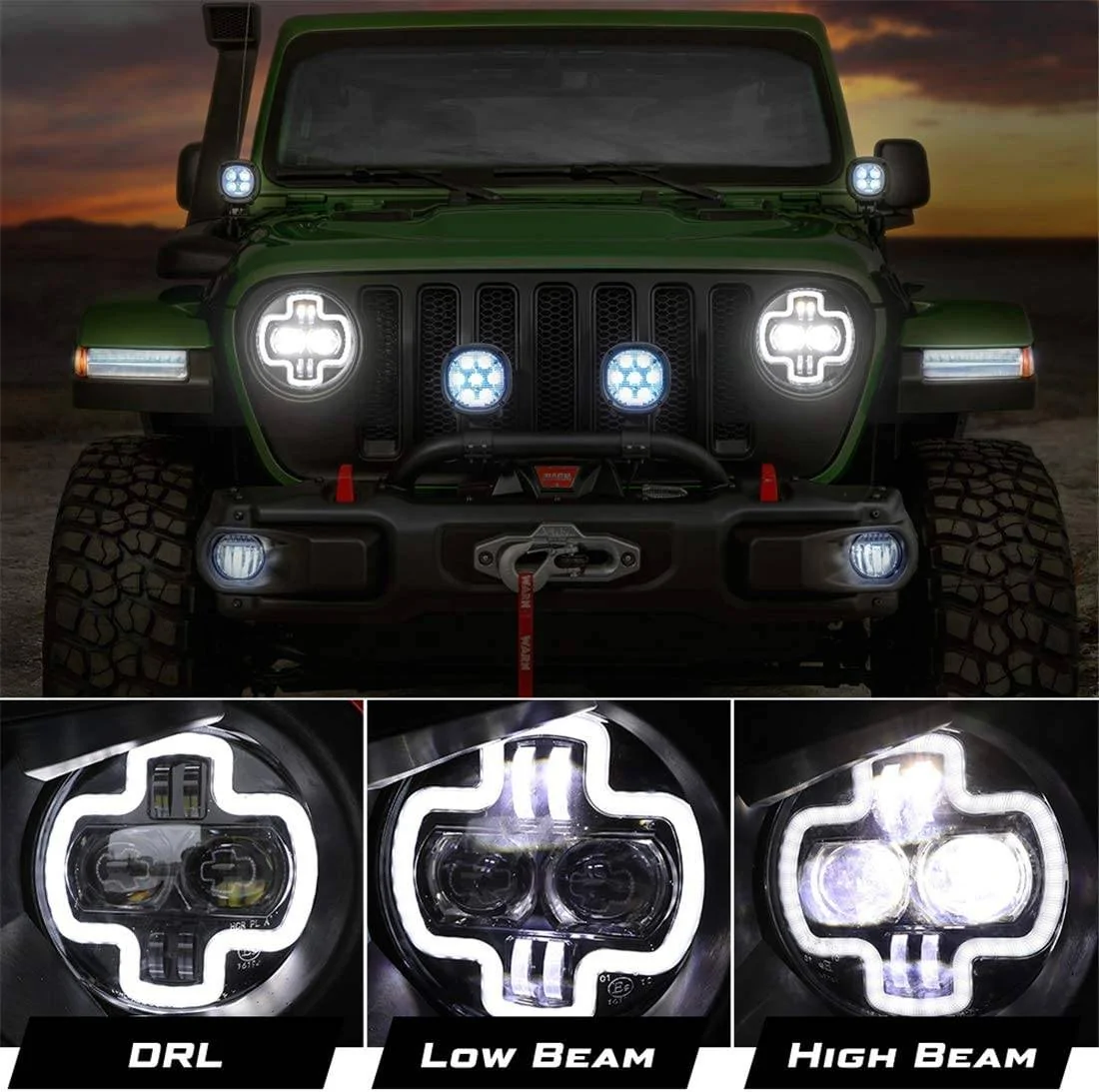 Jeep Gladiator My 2 cents about LED replacement bulbs. 71tfHt0ZRLL._AC_SL1100_
