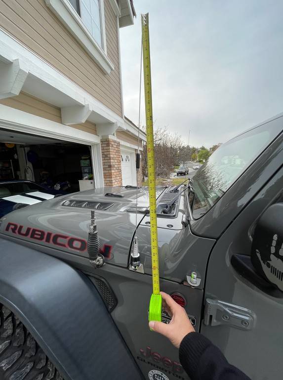 Jeep Gladiator Cooltech cowl antenna mount mE7qdB