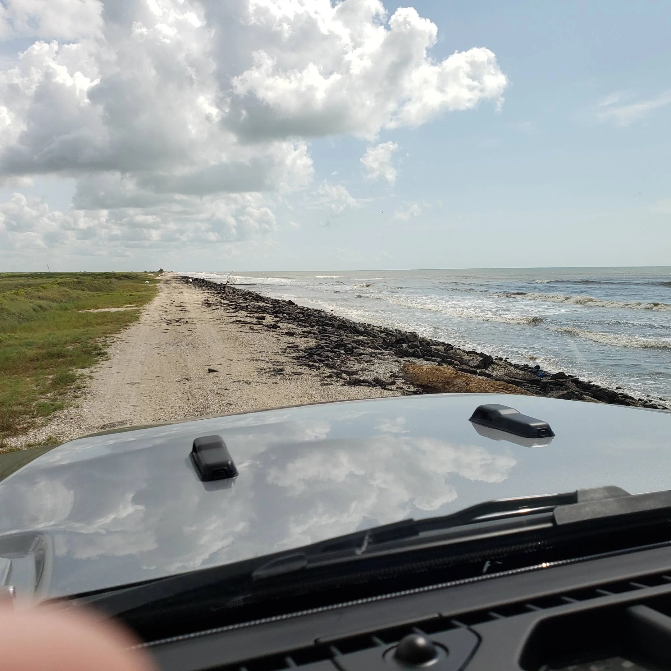 Jeep Gladiator Galveston Tx Beach Driving 20190828_110703