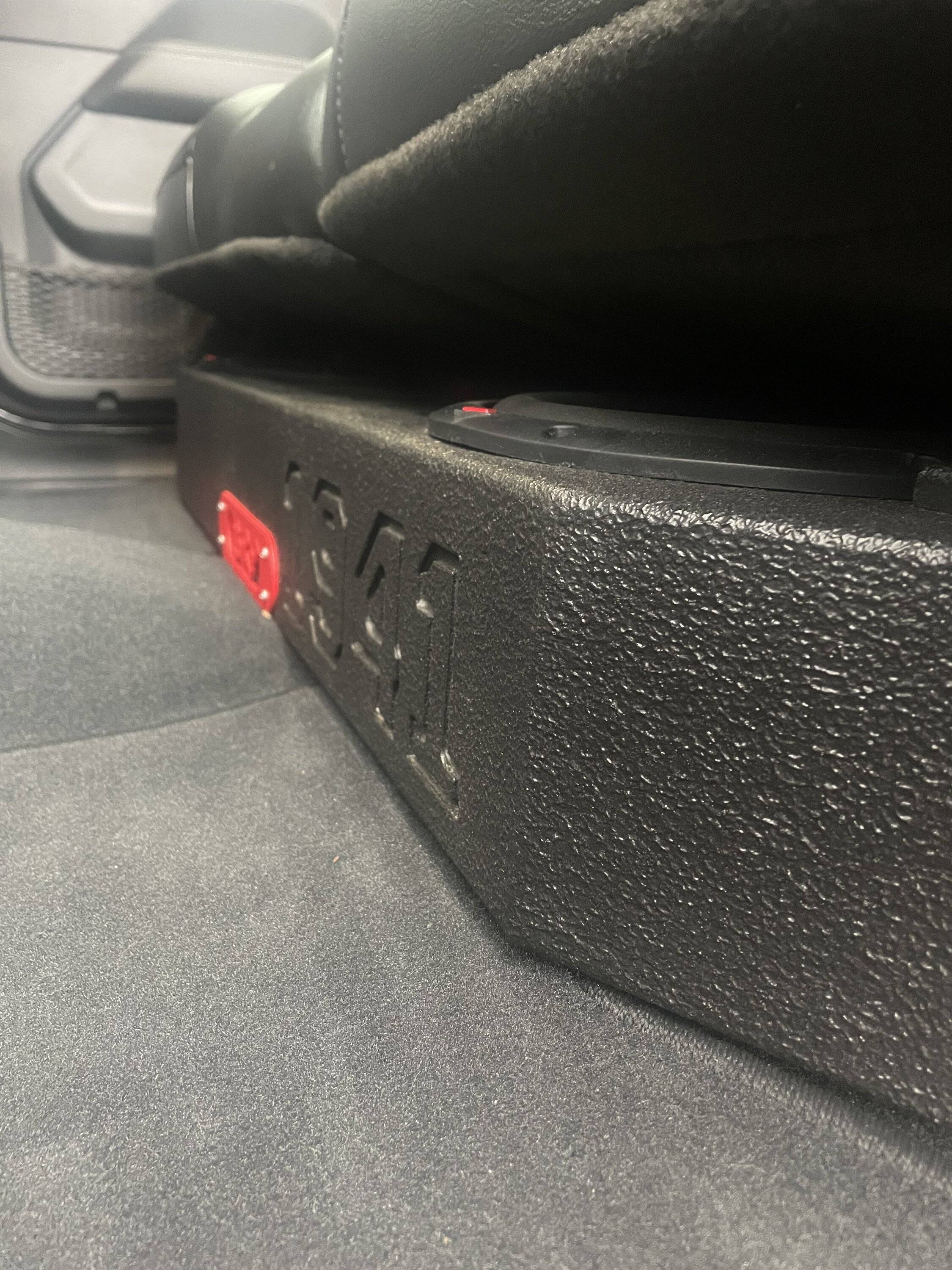 Jeep Gladiator Anyone have ideas for a subwoofer under the seat box besides JL Audio? IMG_1328.JPG
