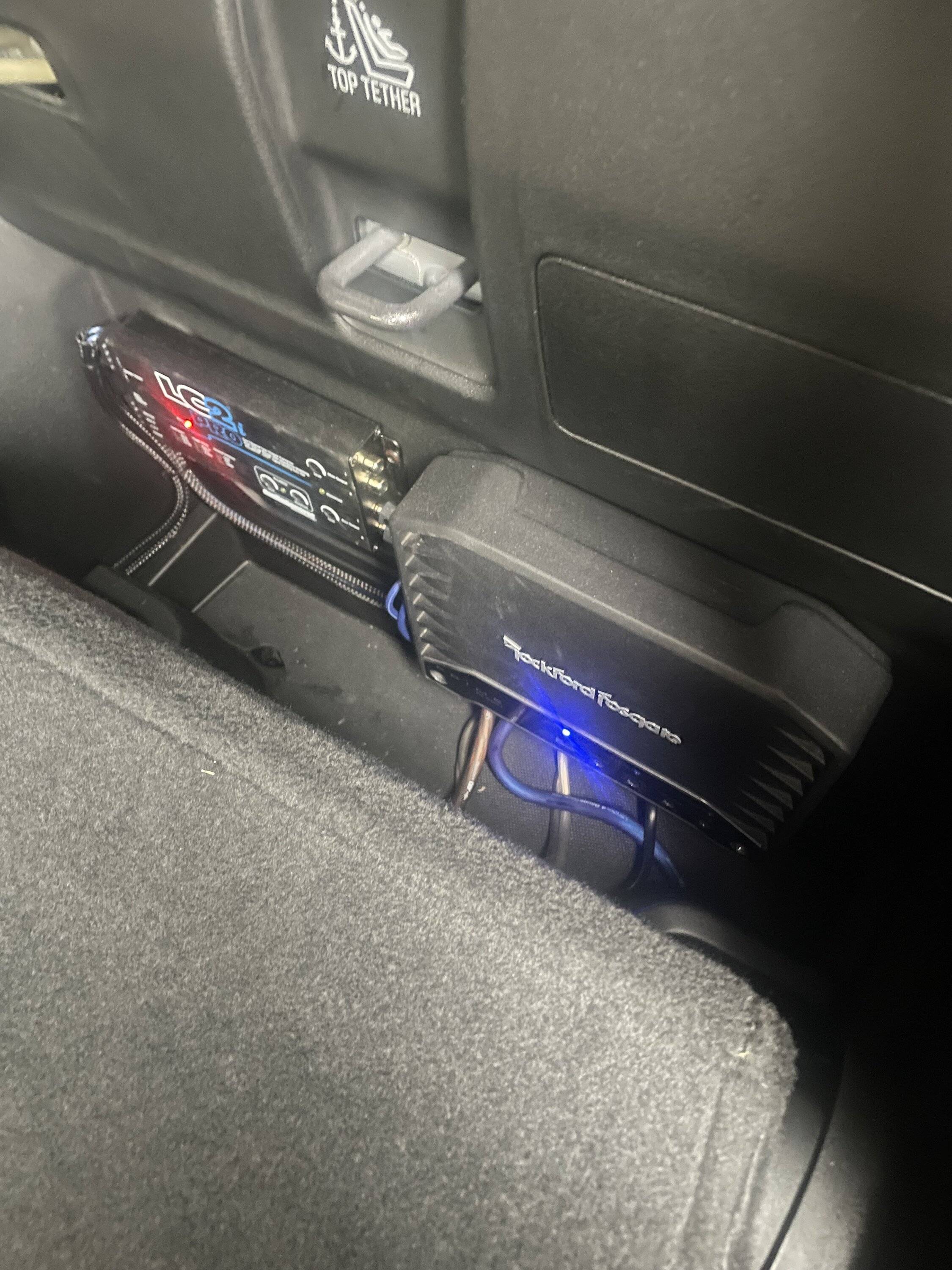 Jeep Gladiator Anyone have ideas for a subwoofer under the seat box besides JL Audio? IMG_1330.JPG