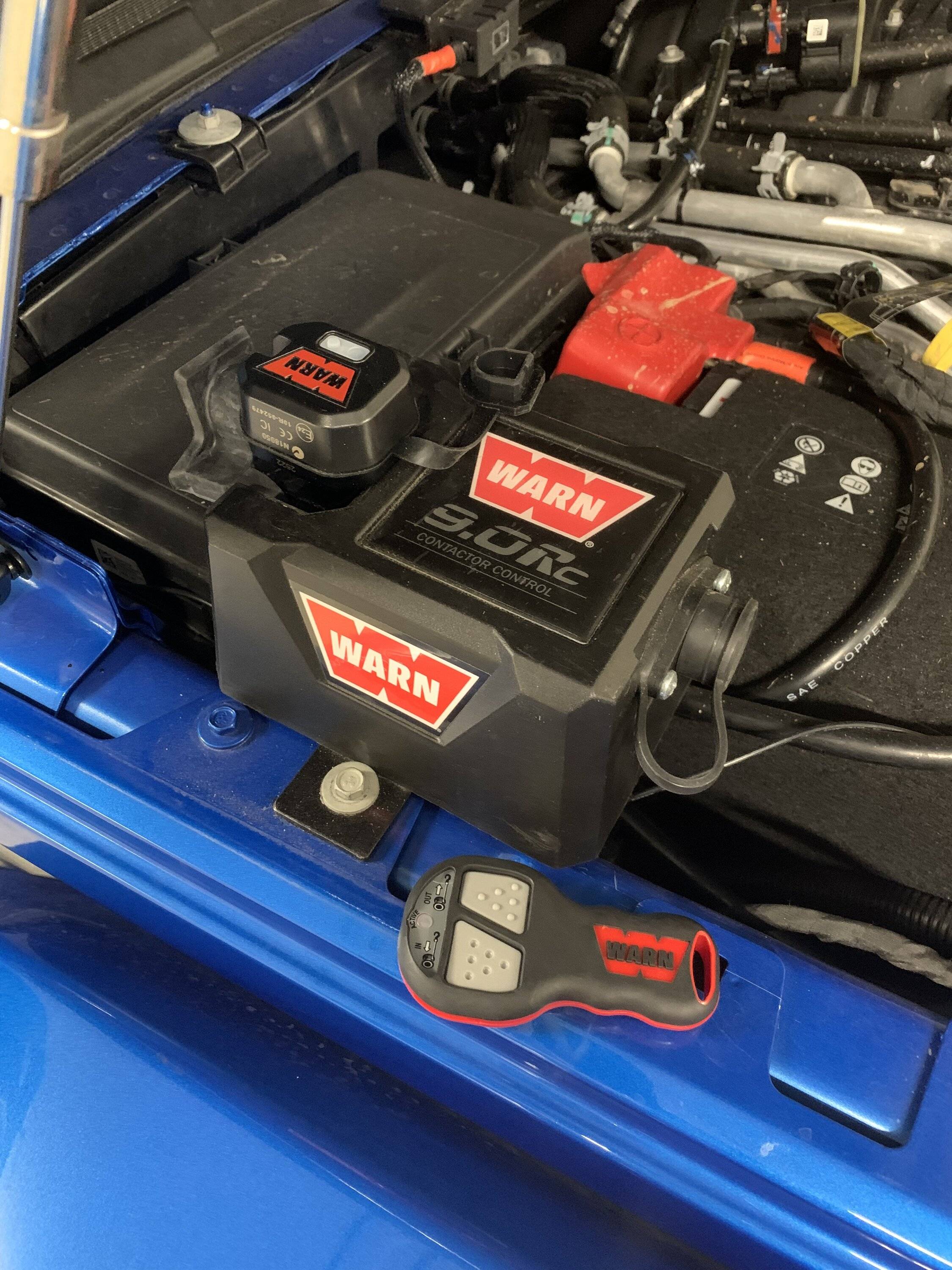 Jeep Gladiator Install 9000 lb. Warn winch on Mojave  plastic bumper, record time and zero sag! 21FA97BB-CF78-45F3-AAFA-3A712DC54FDD