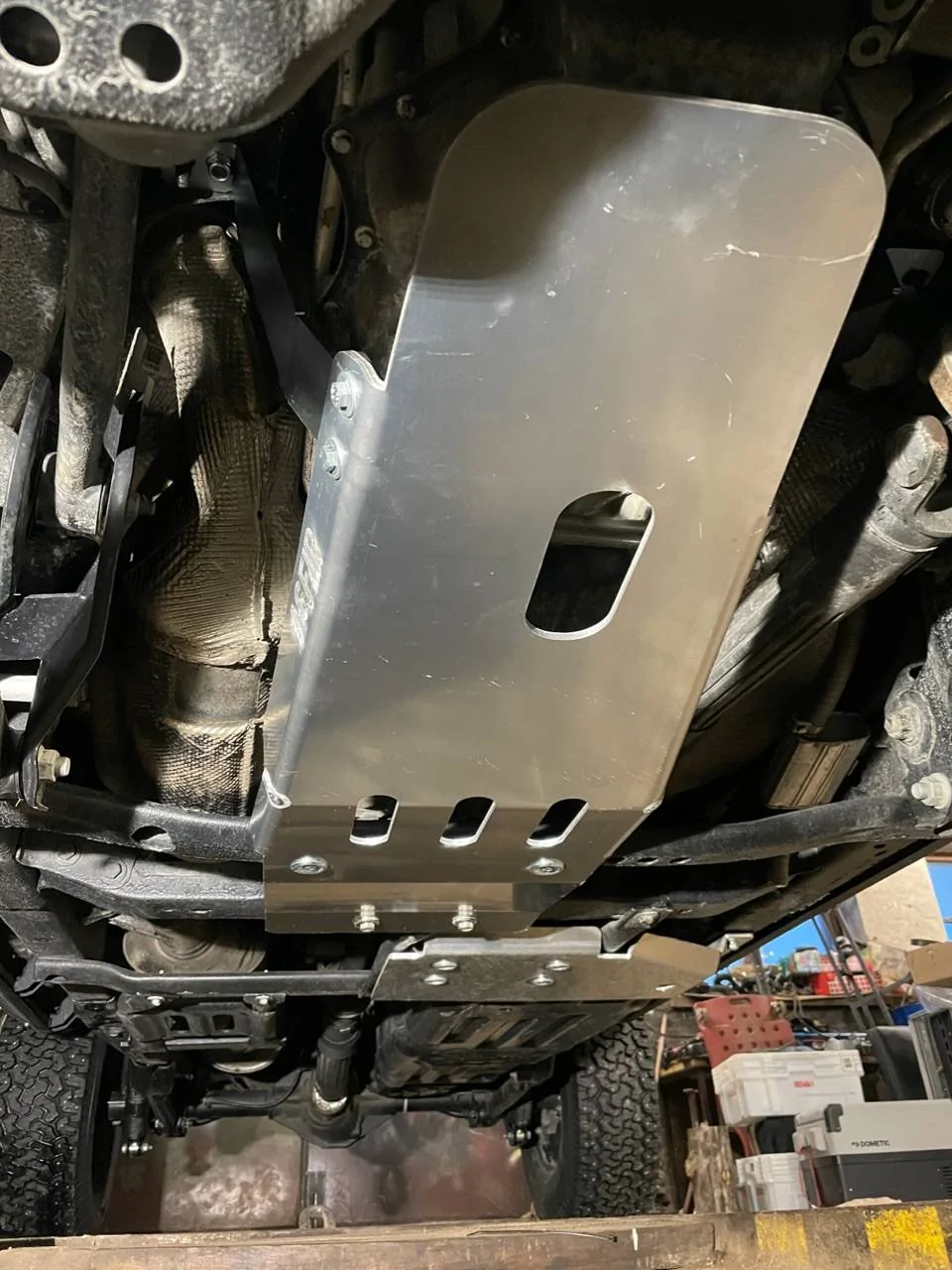Jeep Gladiator Full belly aluminum skid plate comparison 34805178-0EC9-43D5-8231-6FEEABB9AE5D