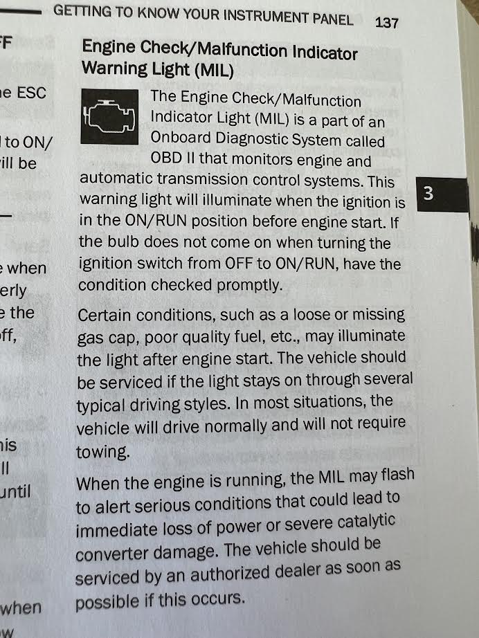 Jeep Gladiator flashing check engine light 0
