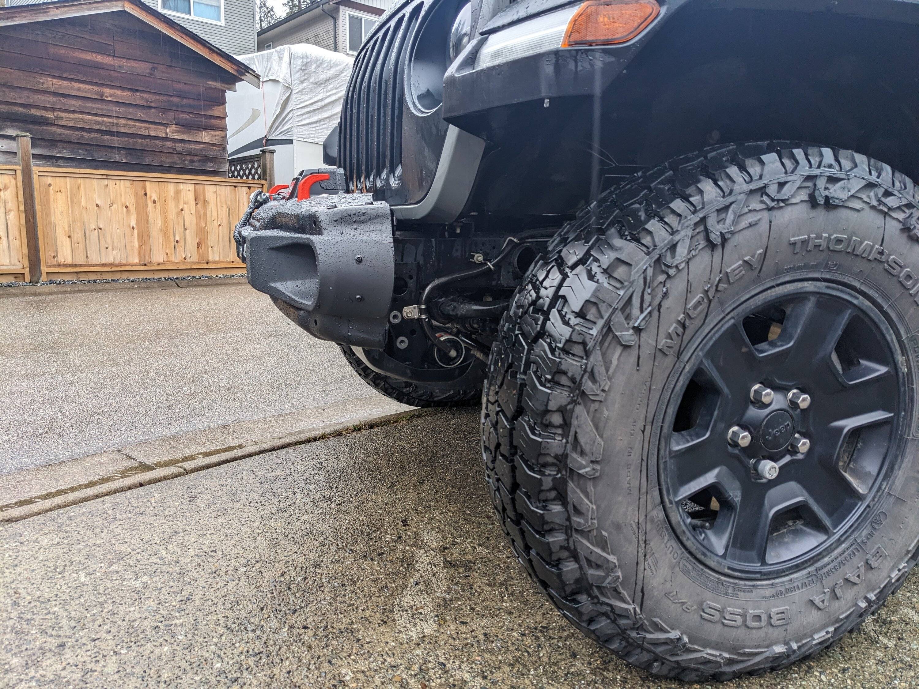 Jeep Gladiator What the heck is this?  Is this real?  Aluminum Rubicon 3 piece bumper... PXL_20230121_195553017