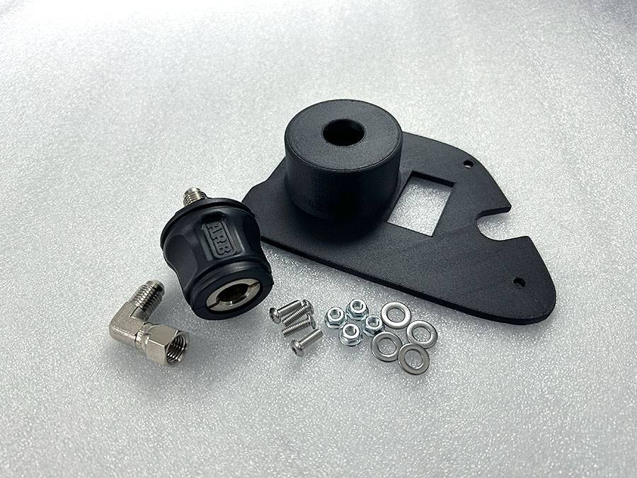 Jeep Gladiator "4xAIR" - 4xe cowl panel air coupler / rocker switch insert for onboard air 4xe-air-kit-3