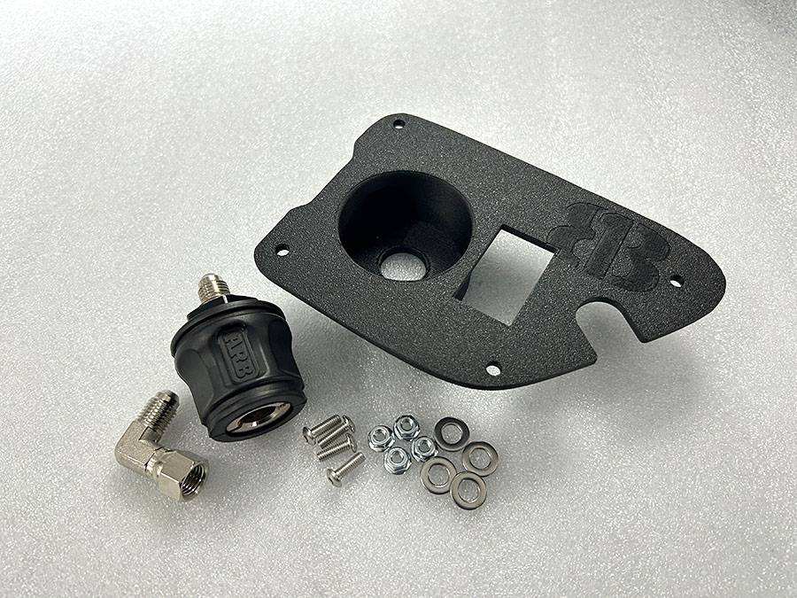 Jeep Gladiator "4xAIR" - 4xe cowl panel air coupler / rocker switch insert for onboard air 4xe-air-kit-4