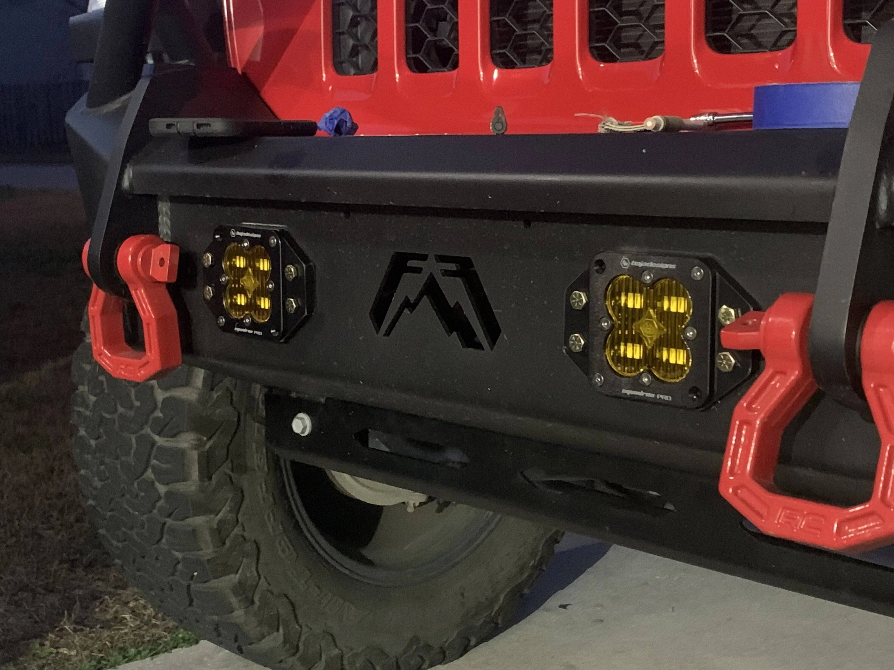 Jeep Gladiator Baja Designs fog lights IMG_8213