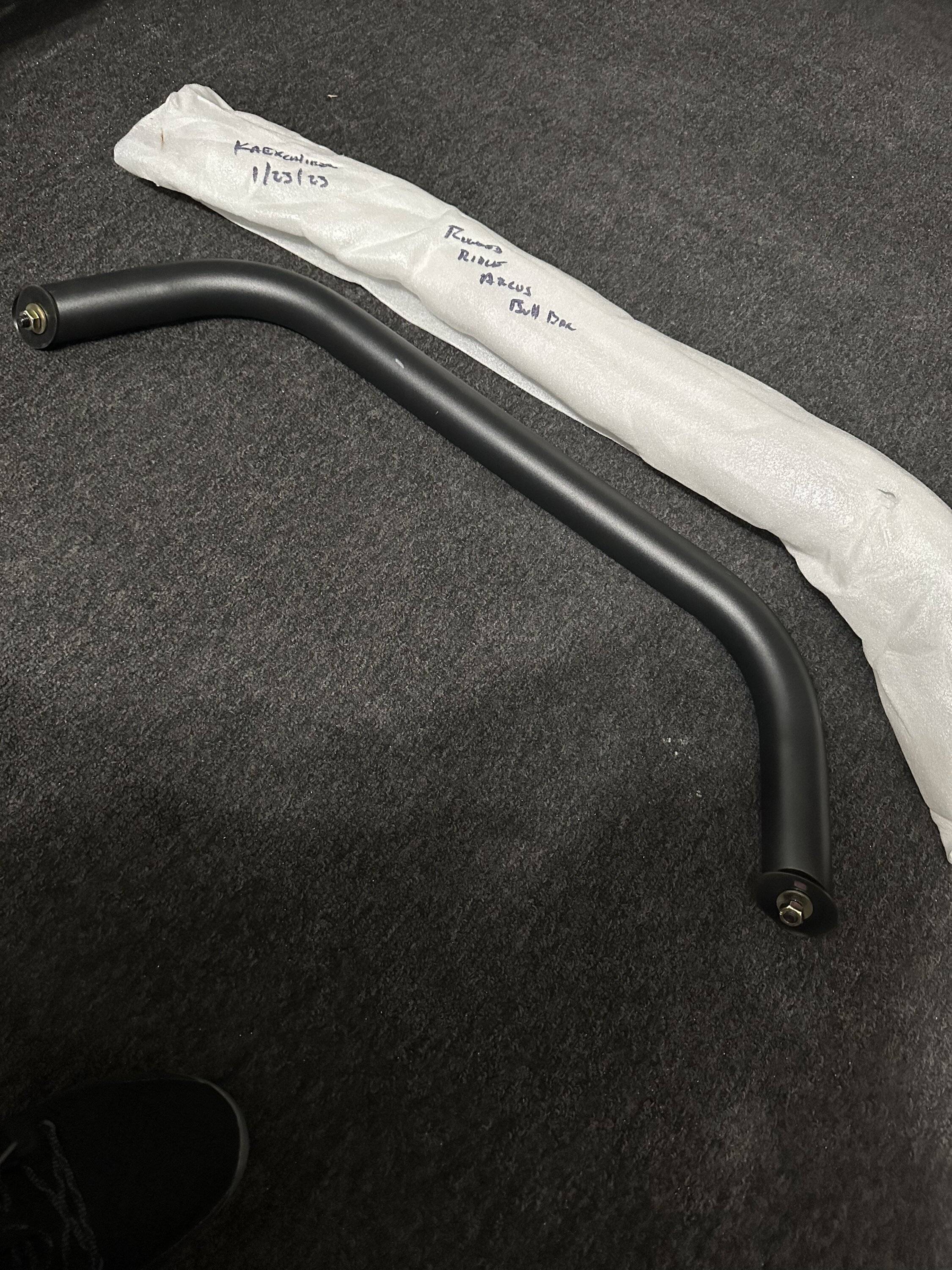 Jeep Gladiator (Rugged Ridge Arcus) Front Bumper Tube Over-Rider Hoop;Black 972D88AA-D16F-45B6-B8E2-7575D05255C6