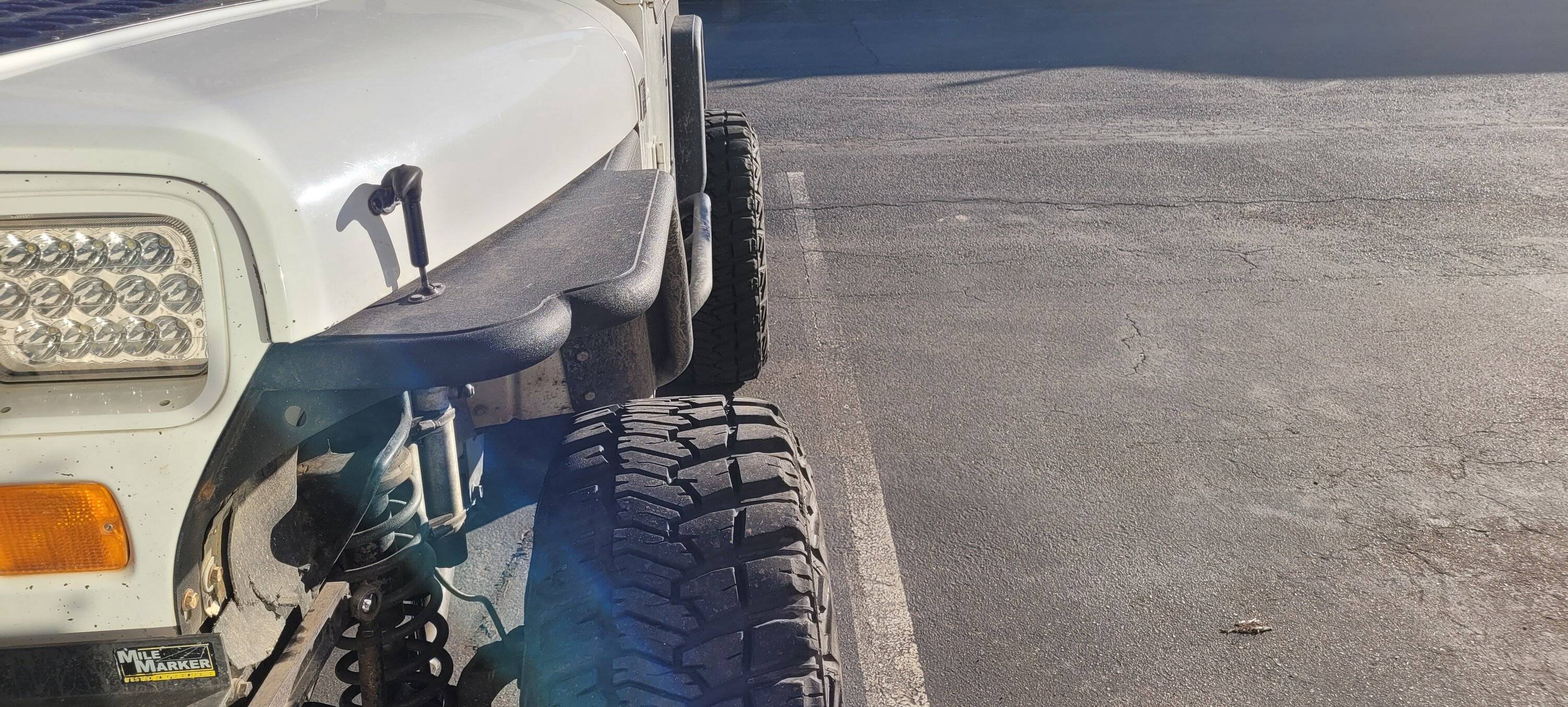 Jeep Gladiator Perfect Wheel Backspacing for 37's on 2" Lift - Rubi Diesel Axles / Fenders 20230124_153304