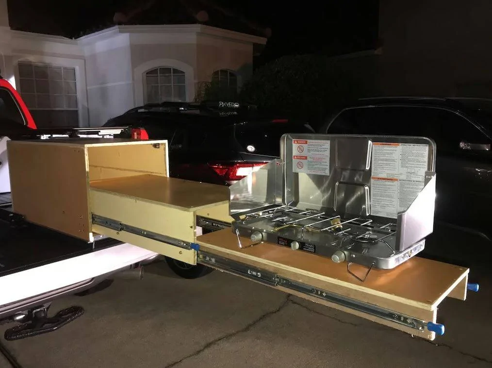 Jeep Gladiator Kitchen slideout in bed Kitched Idea-5
