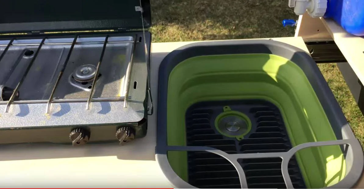 Jeep Gladiator Kitchen slideout in bed Sink Idea2