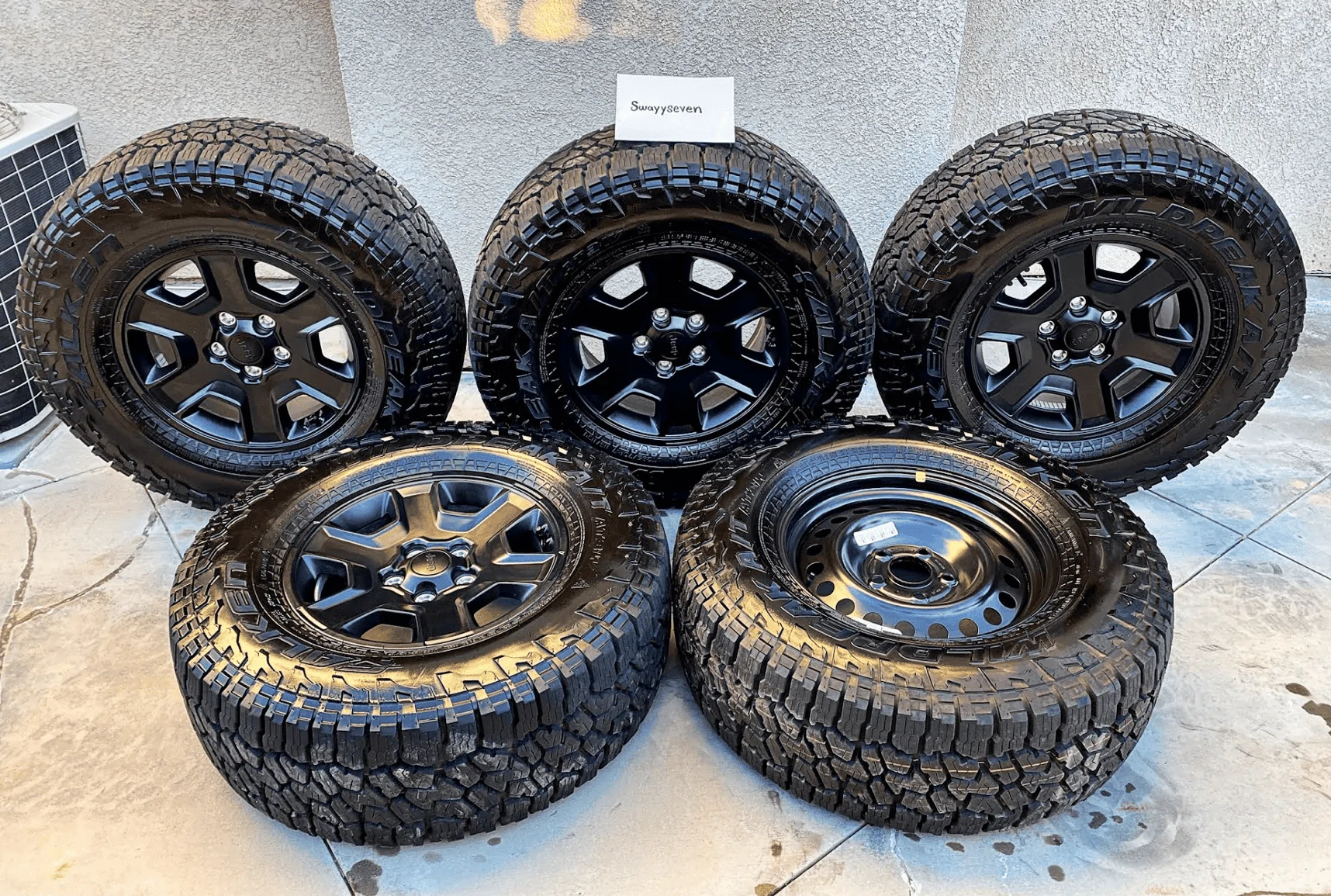 Jeep Gladiator Jeep Gladiator Mojave Wheels & Tires + Spare Screen Shot 2023-01-24 at 10.33.00 PM