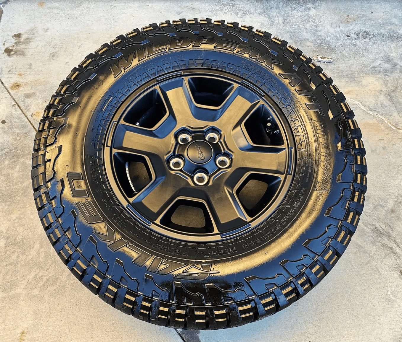 Jeep Gladiator Jeep Gladiator Mojave Wheels & Tires + Spare Screen Shot 2023-01-24 at 10.33.10 PM