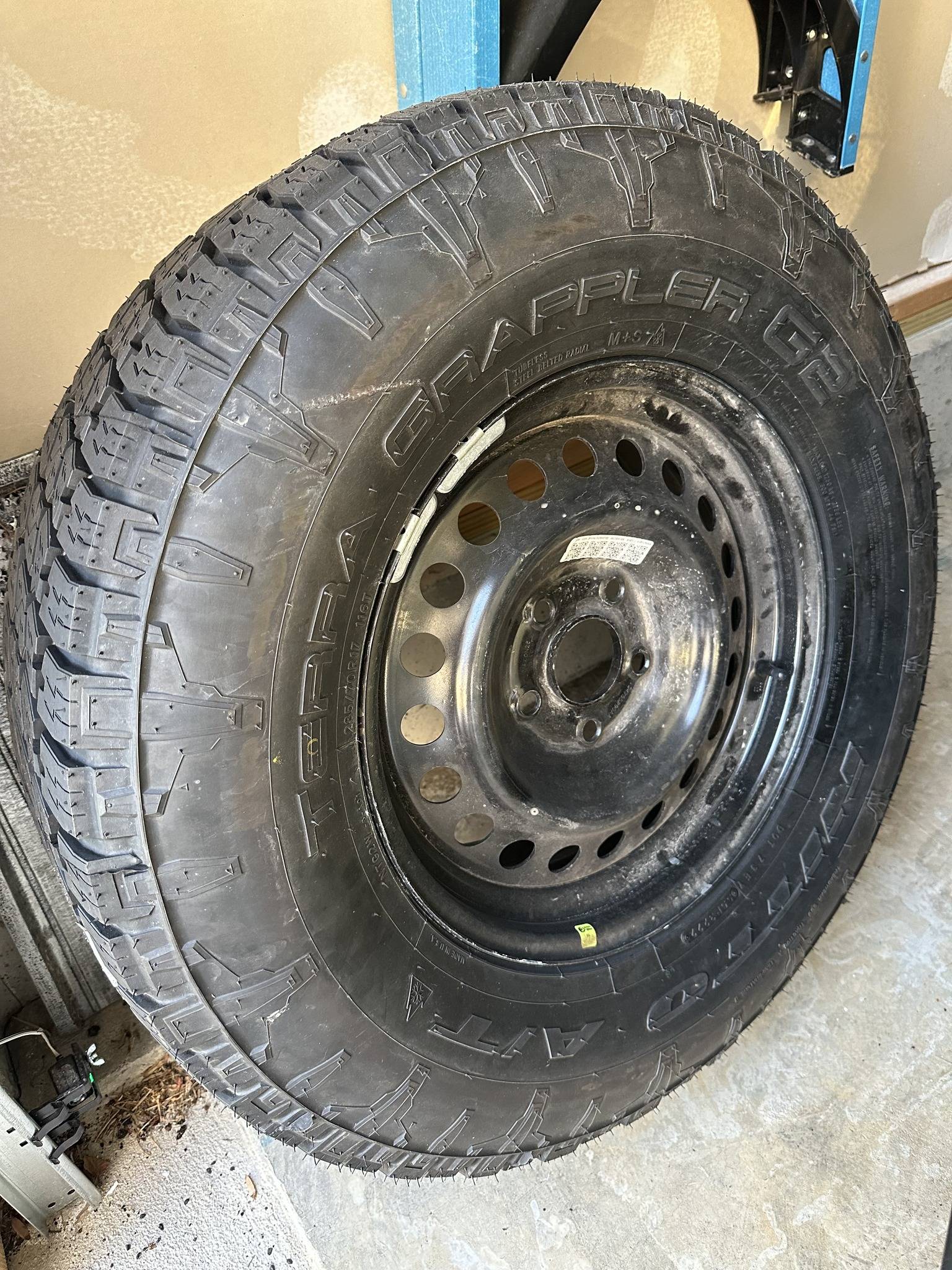 Jeep Gladiator Like new 5pc Set - Black Rhino 33" Wheels & Tires + Factory Spare 326963565_483617957279892_217339885519466733_n