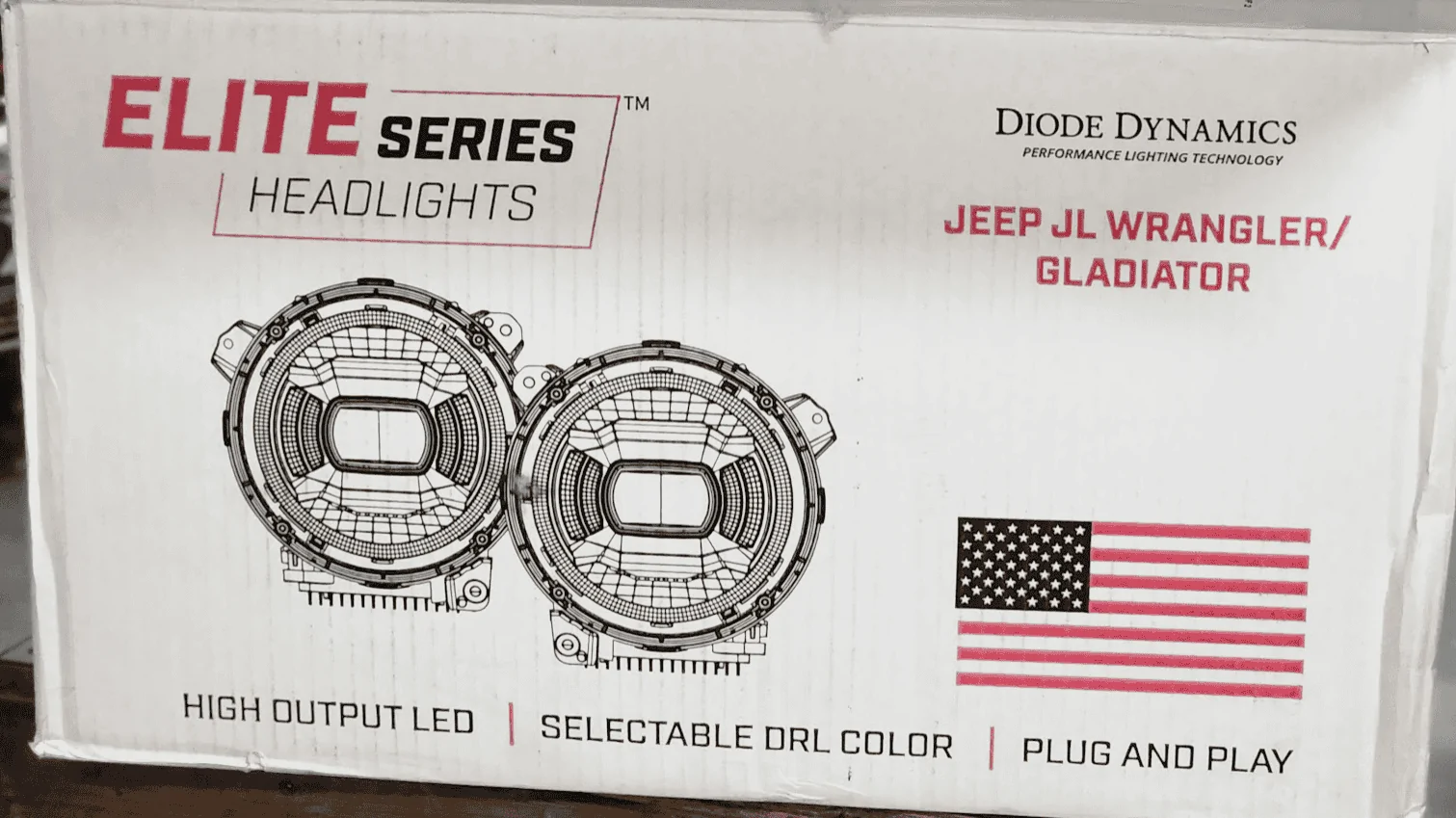 Jeep Gladiator NEW! Elite Series JL Wrangler & JT Gladiator LED Headlights from Diode Dynamics 1674690649328