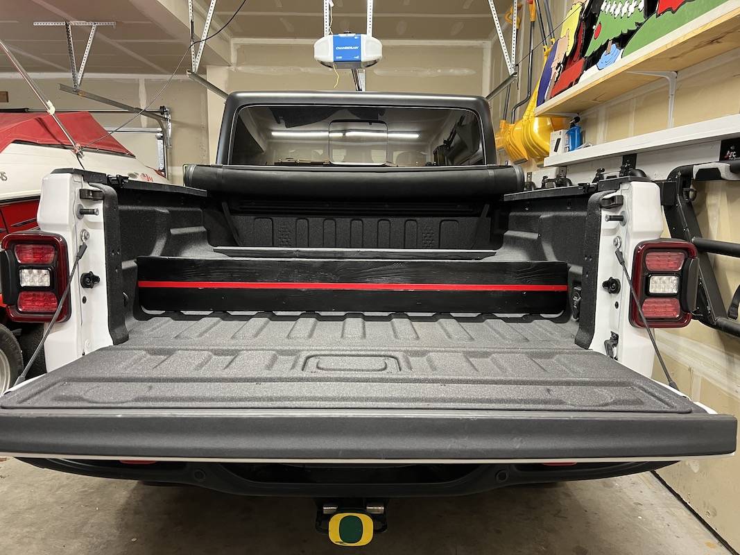 Jeep Gladiator Bed Partition / Grocery & Drywall Holder IMG_2709