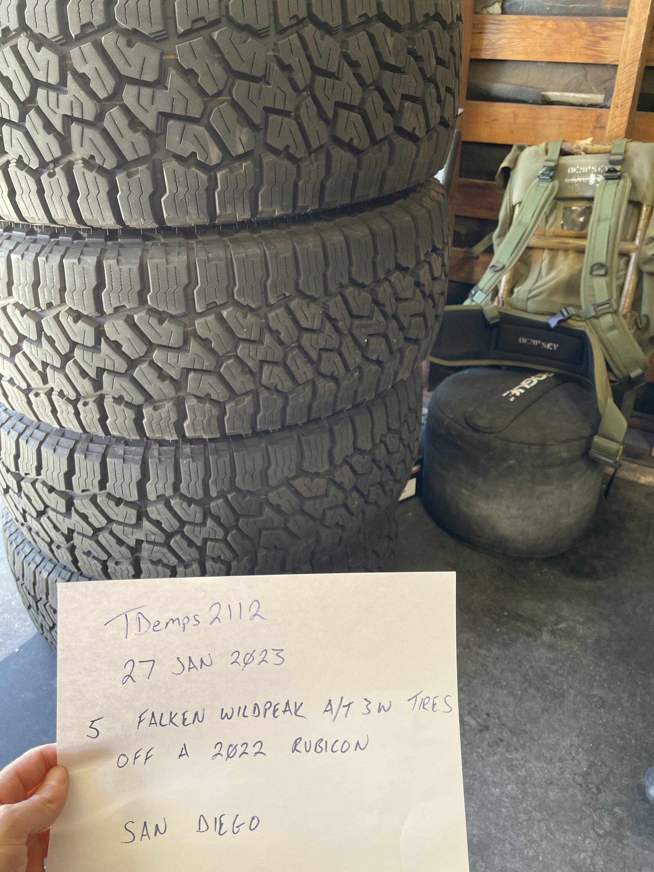 Jeep Gladiator 2022 Jeep Gladiator Rubicon Tires for sale - $700 obo B3FA72A5-BBD6-490A-B130-DD322E5CC084
