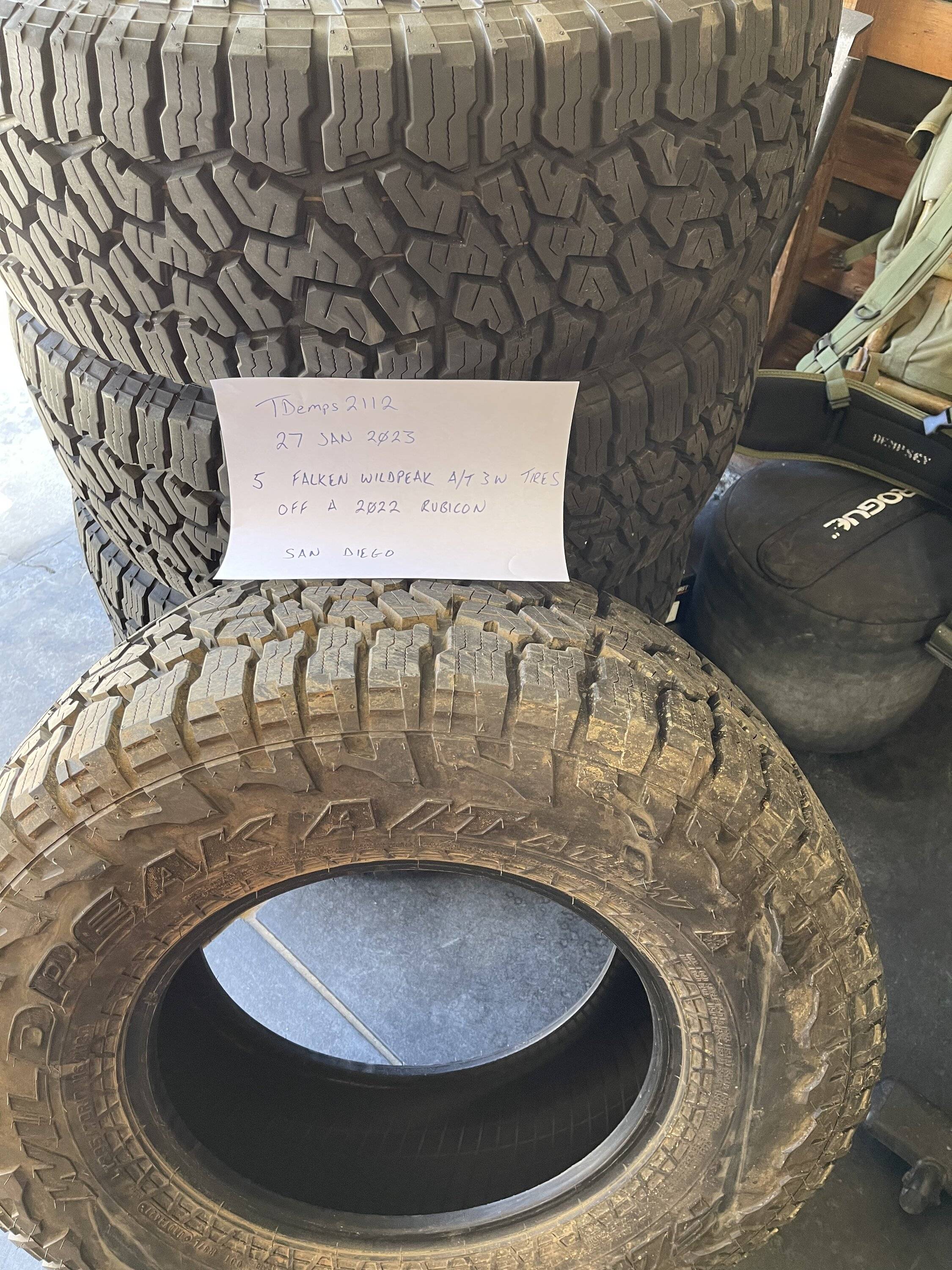 Jeep Gladiator 2022 Jeep Gladiator Rubicon Tires for sale - $700 obo EF34D6AF-DF7A-4B99-8CE9-D799F75DB067