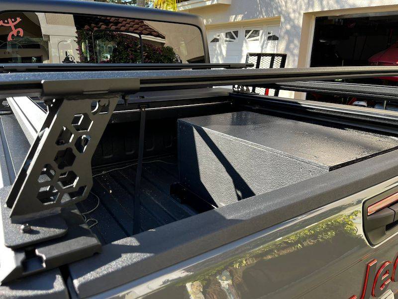 Jeep Gladiator Wachuko's Mojave Build Thread Kitchen box painted - 2