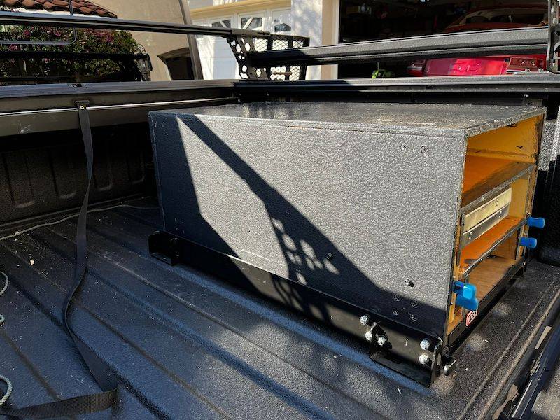 Jeep Gladiator Wachuko's Mojave Build Thread Kitchen box painted - 1