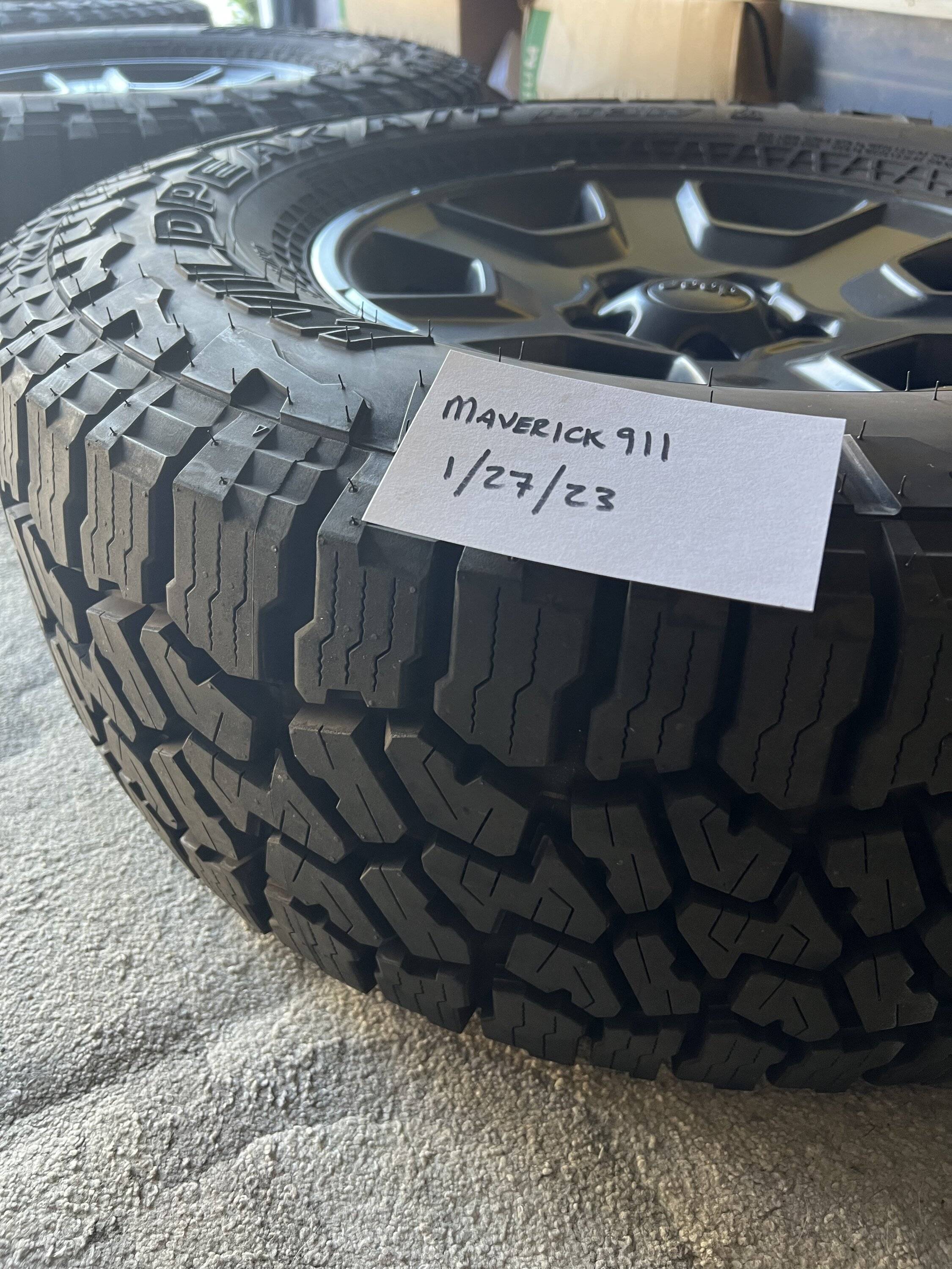Jeep Gladiator Mojave wheels with Falken Wildpeaks 7321CD0E-ACB4-4745-9B62-41CCE59346F0