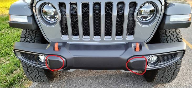 Jeep Gladiator Flush mount cube lights in bumper? 20210418_191018
